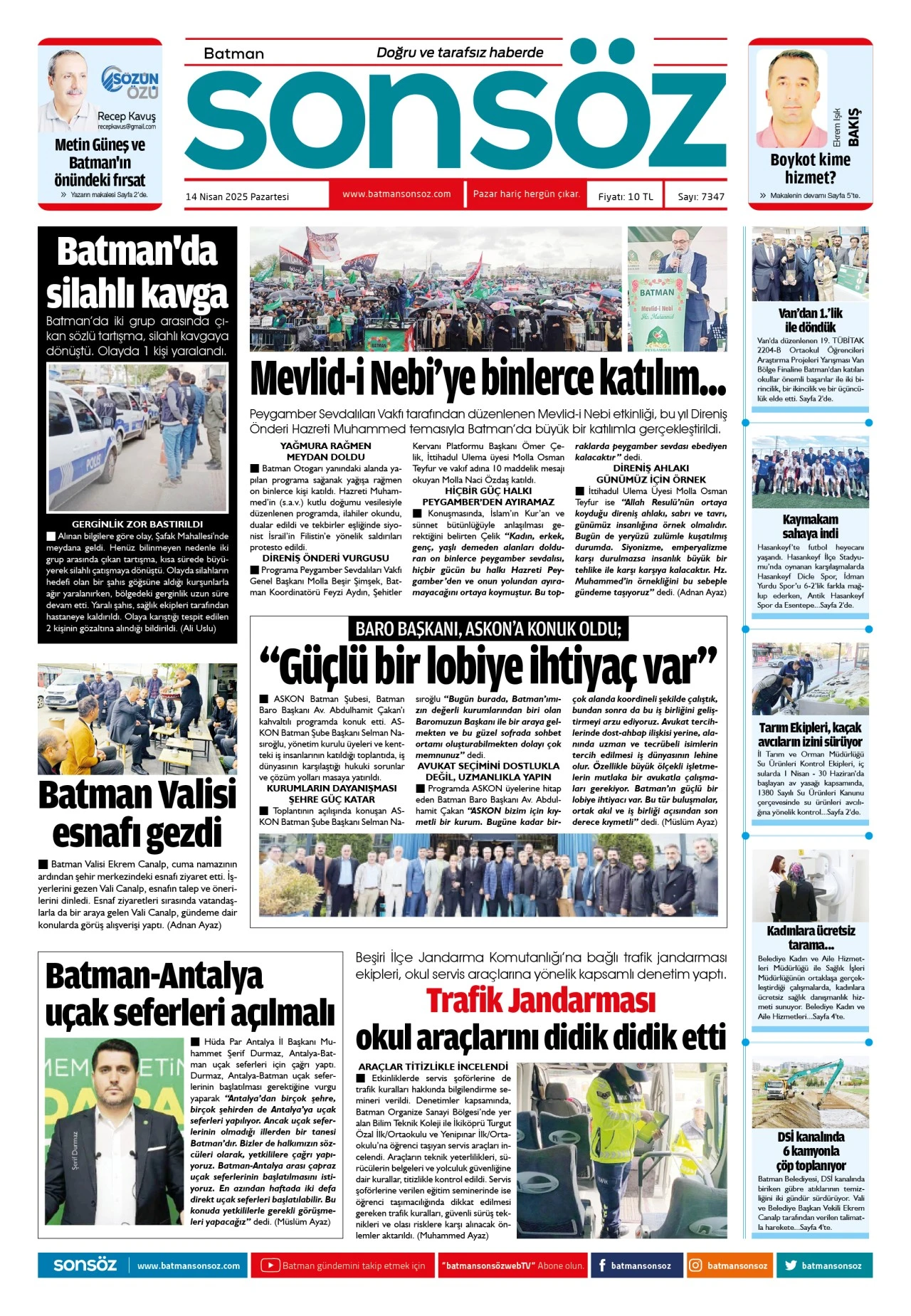 14 Nisan 2025 e-gazete