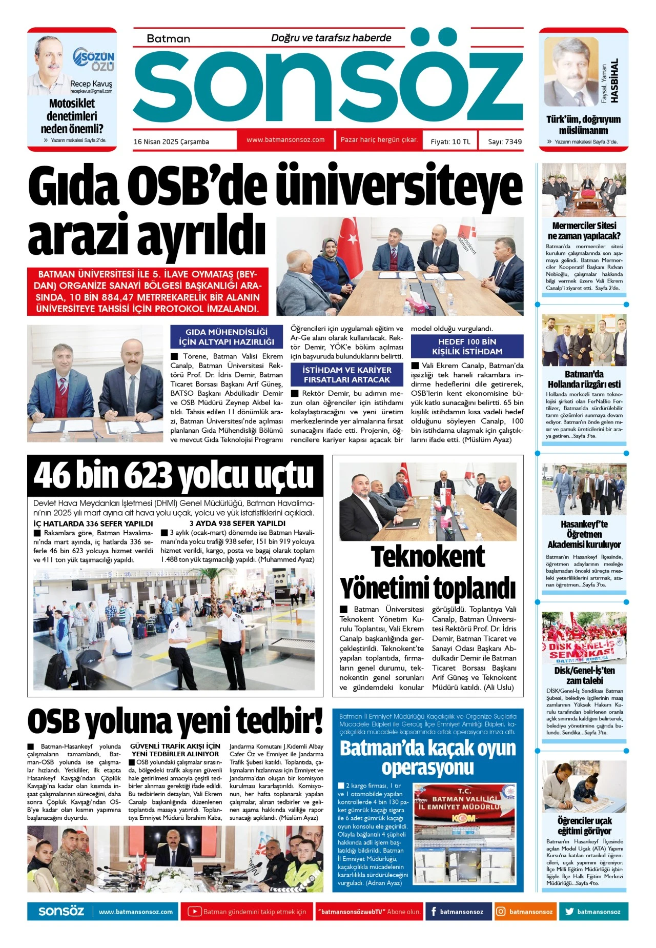 16 Nisan 2025 e-gazete