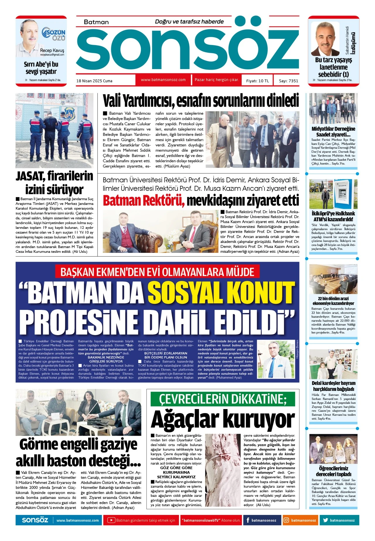 18 Nisan 2025 e-gazete