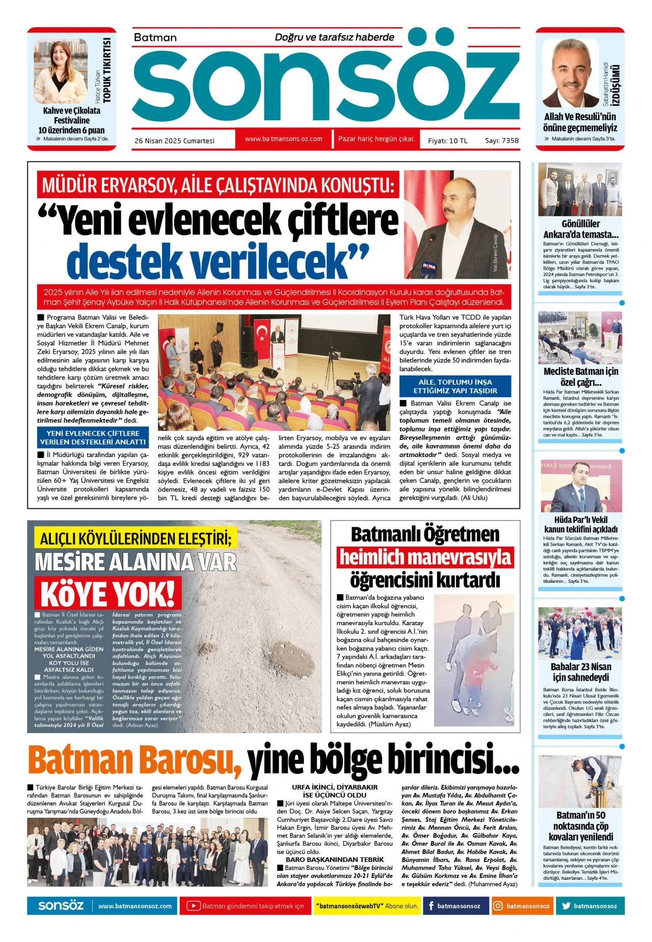 26 Nisan 2025 e-gazete