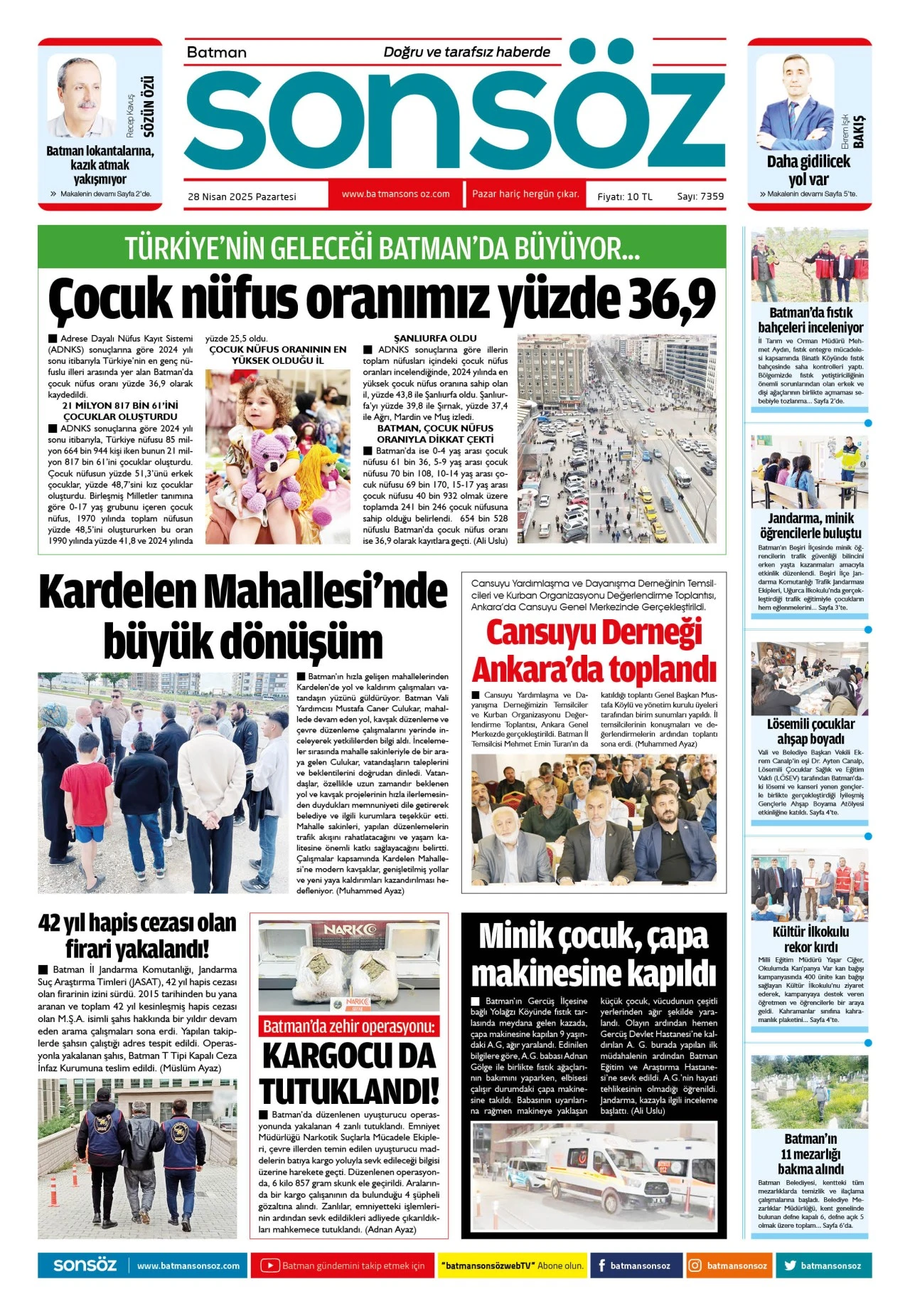 28 Nisan 2025 e-gazete