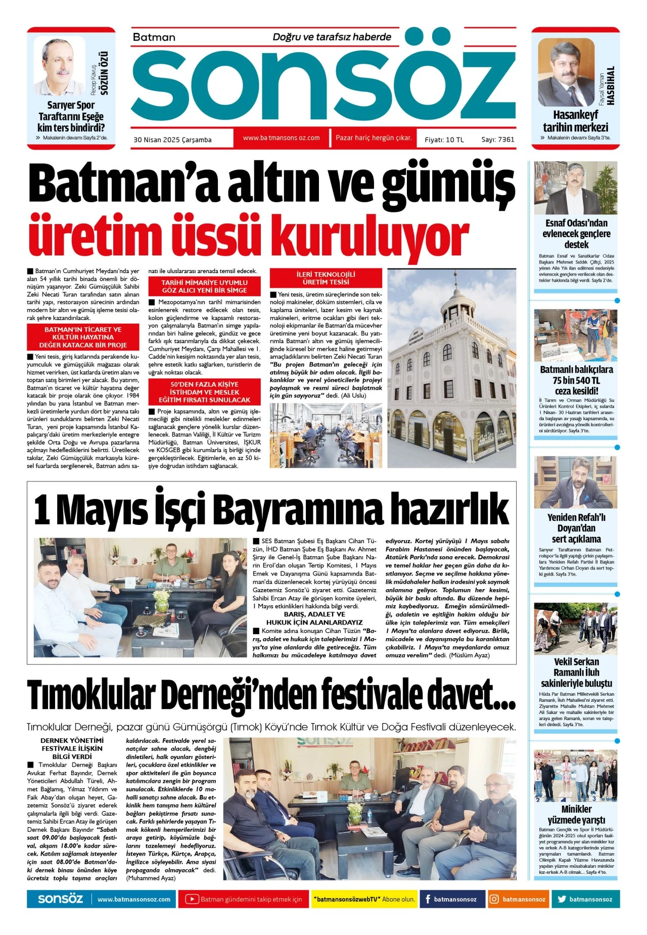 30 Nisan 2025 e-gazete