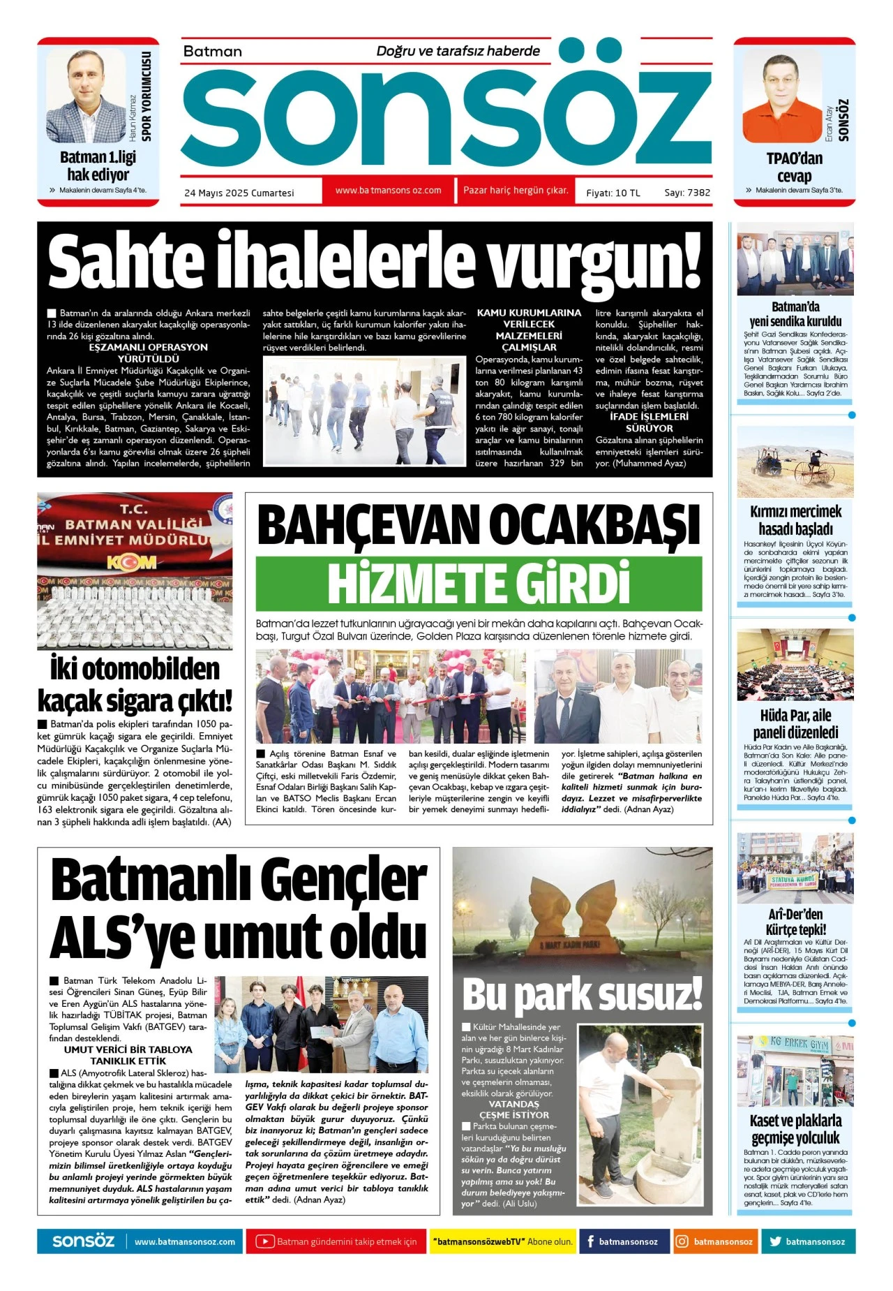 24 Mayıs 2025 e-gazete