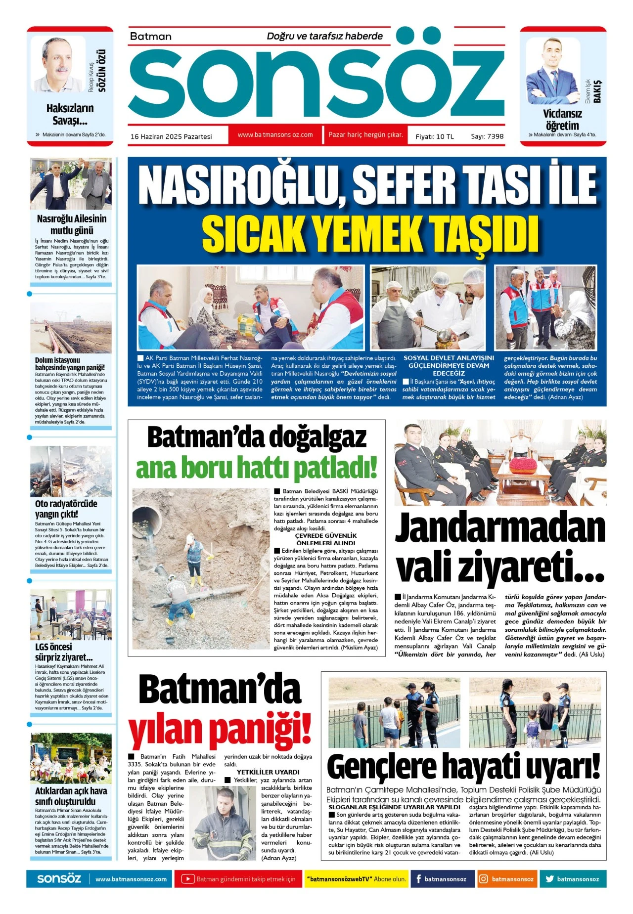 16 Haziran 2025 e-gazete