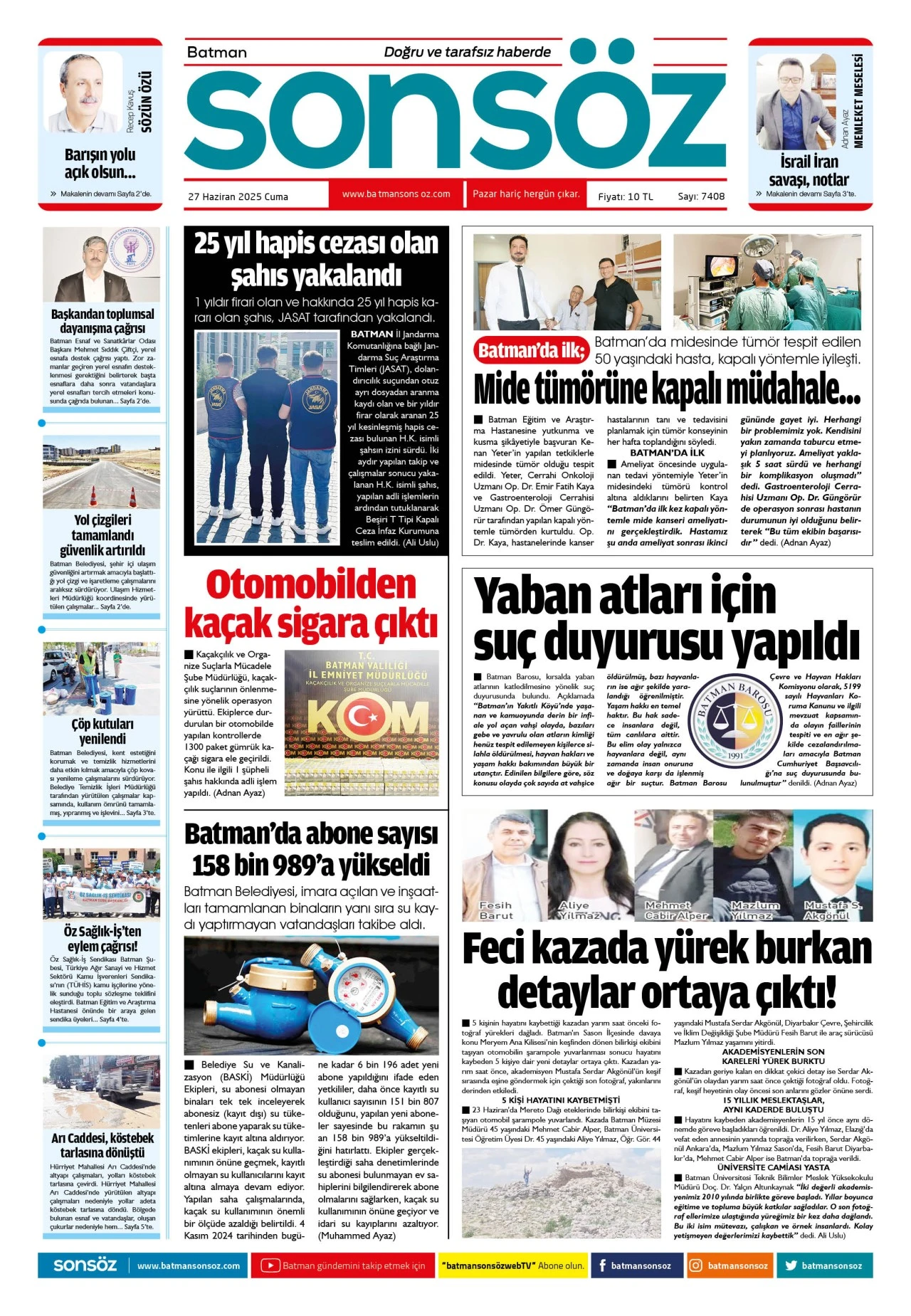 27 Haziran 2025 e-gazete