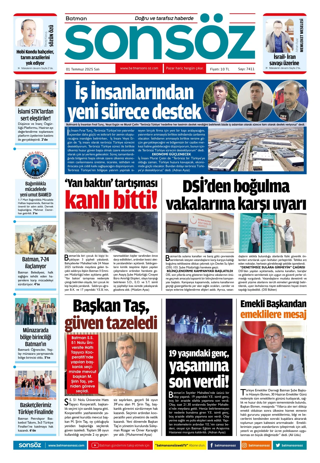 1 Temmuz 2025 e-gazete