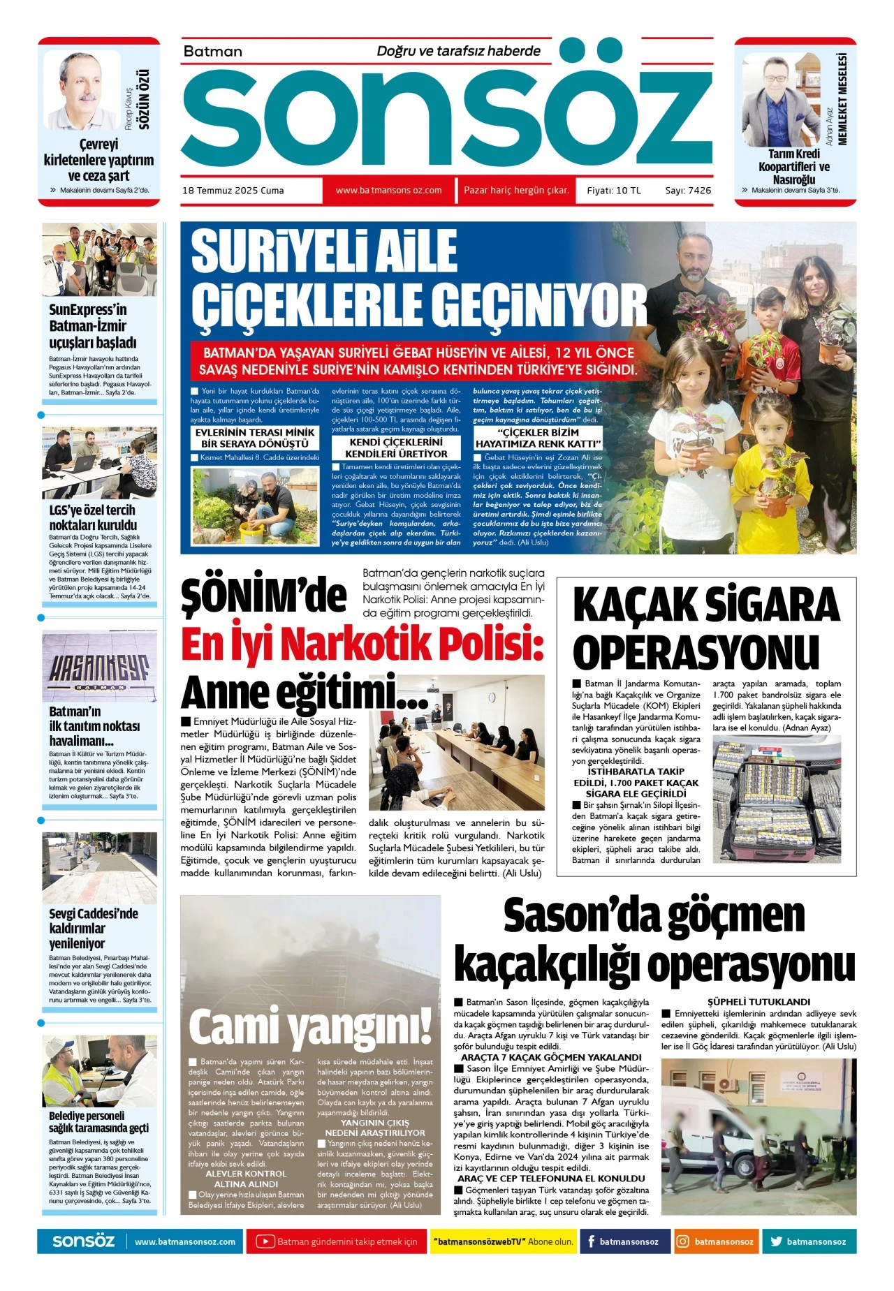 18 Temmuz 2025 e-gazete