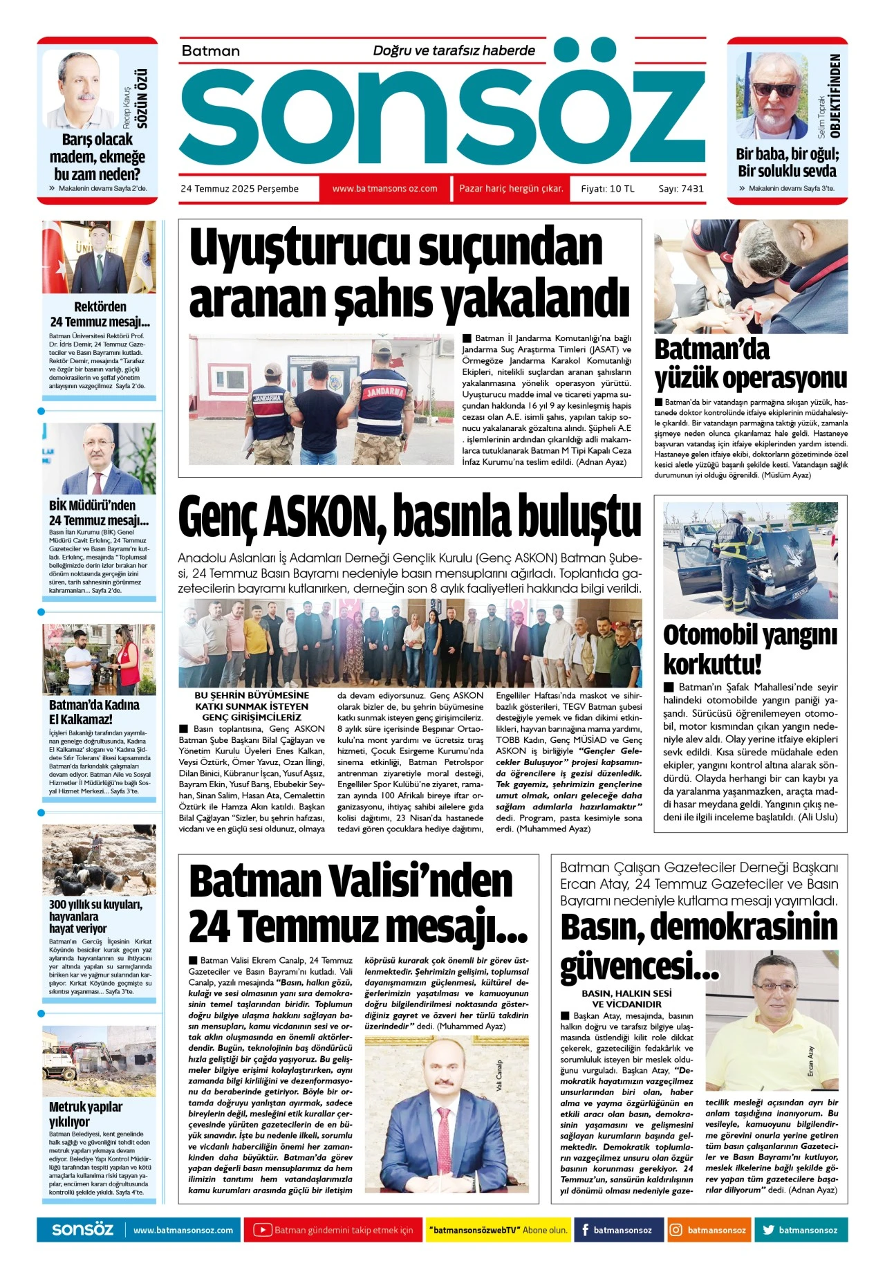 24 Temmuz 2025 e-gazete