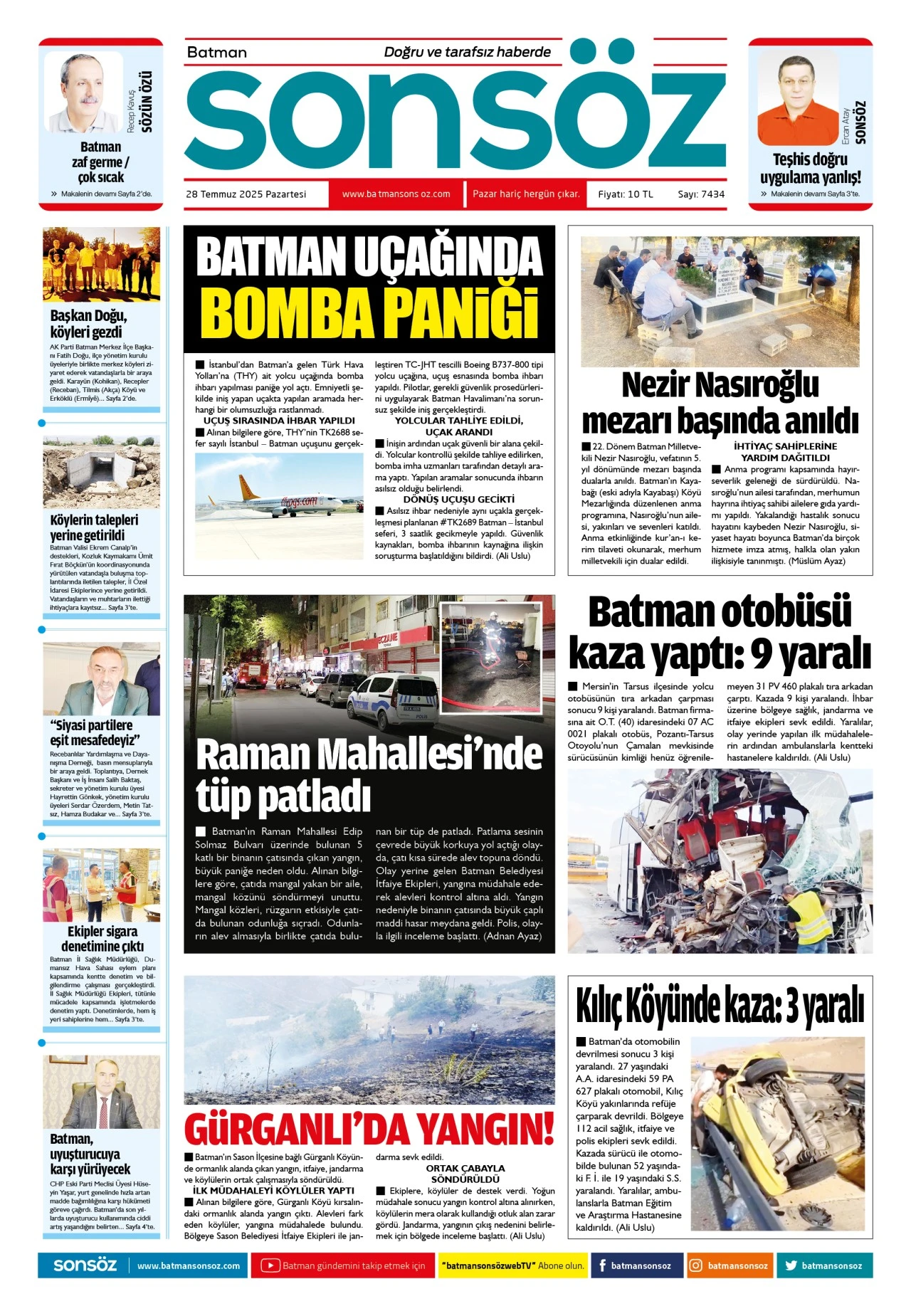 28 Temmuz 2025 e-gazete