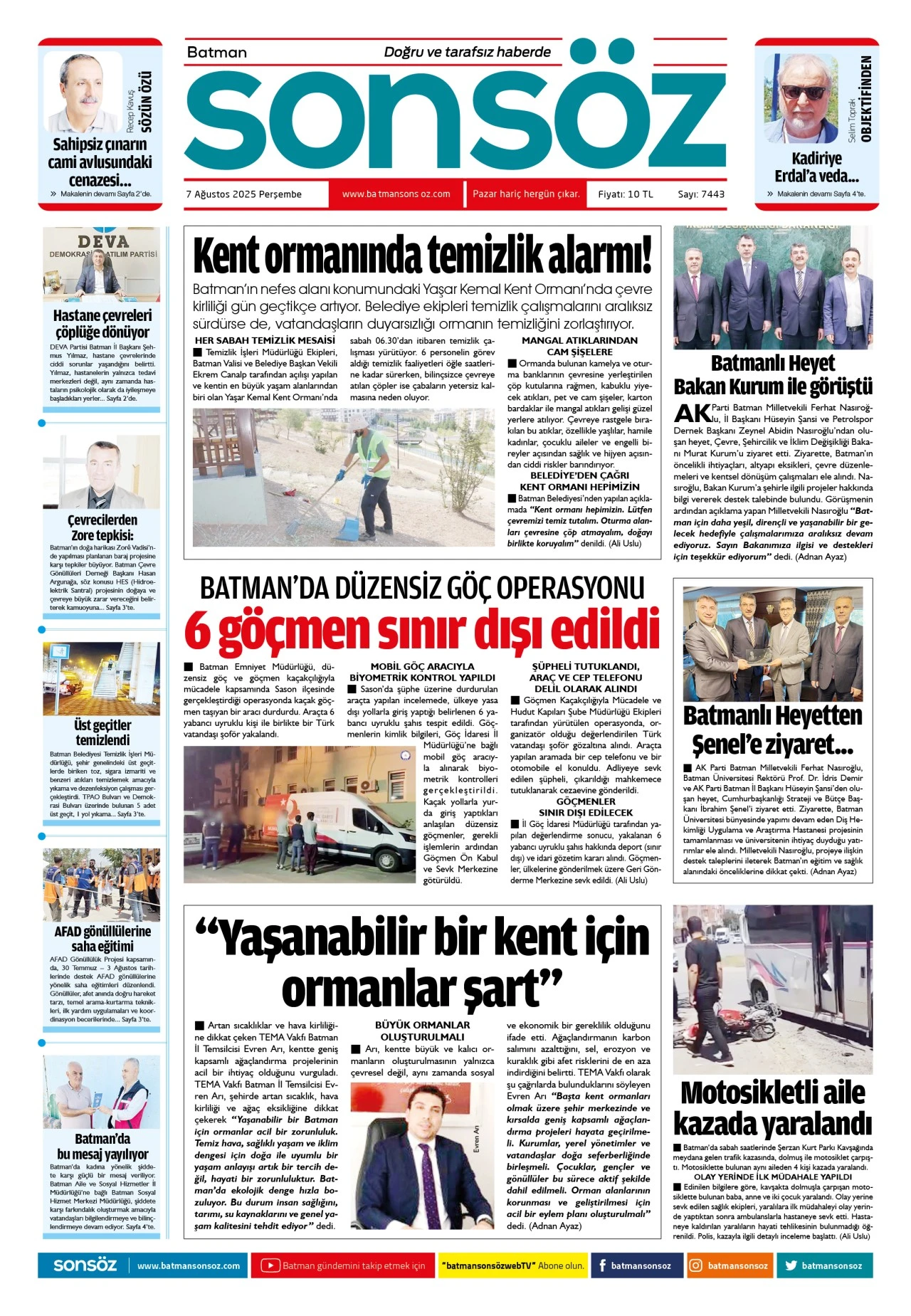 7 Ağustos 2025 e-gazete