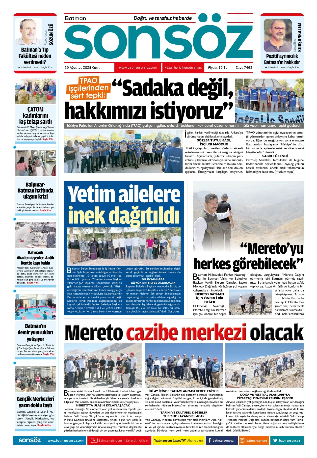 29 Ağustos 2025 e-gazete