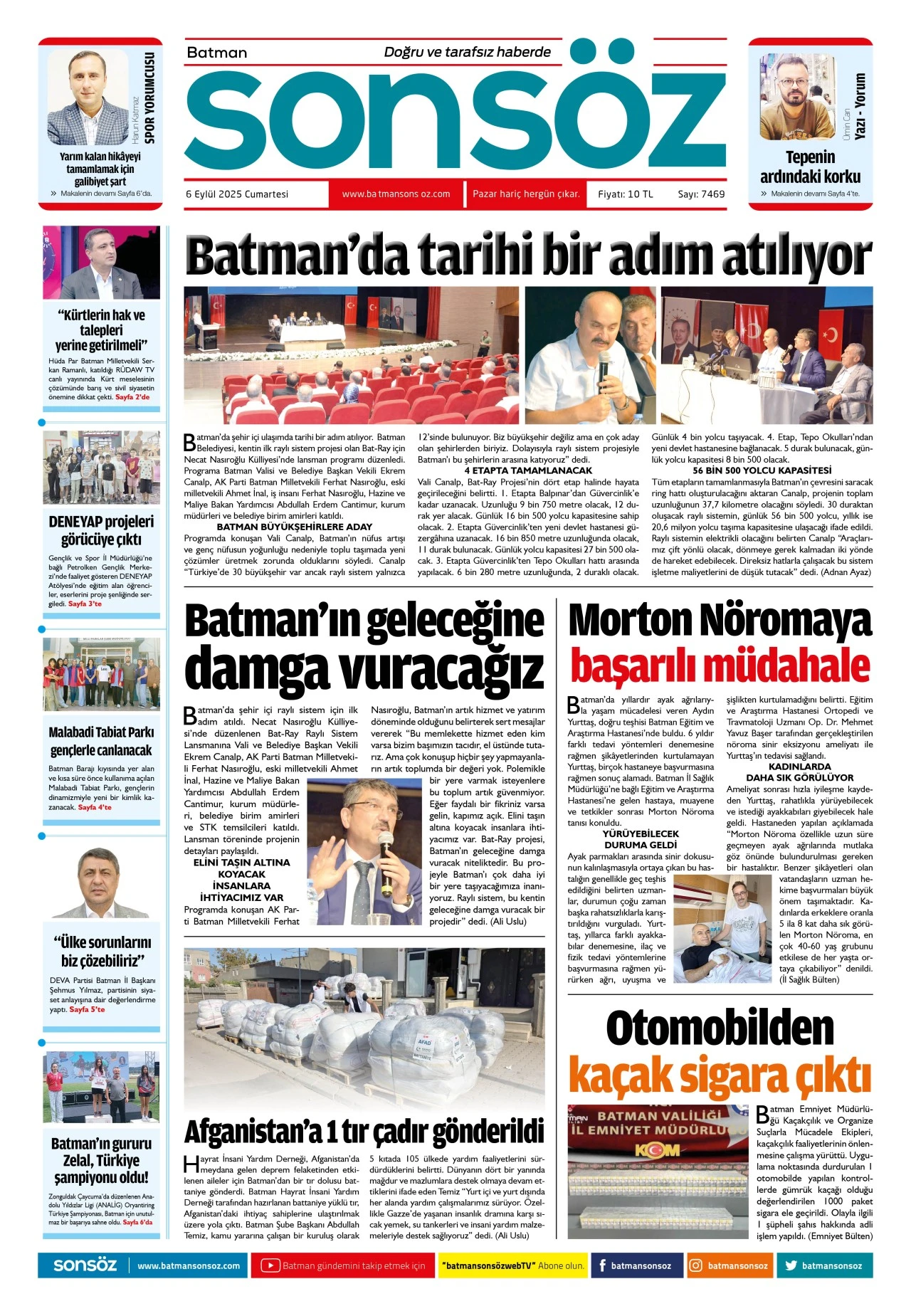 6 Eyl&uuml;l 2025 e-gazete