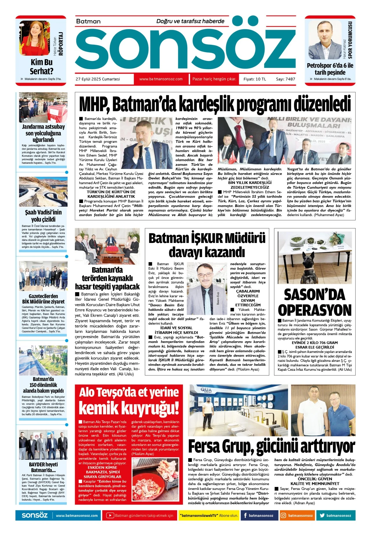 27 Eyl&uuml;l 2024 e-gazete
