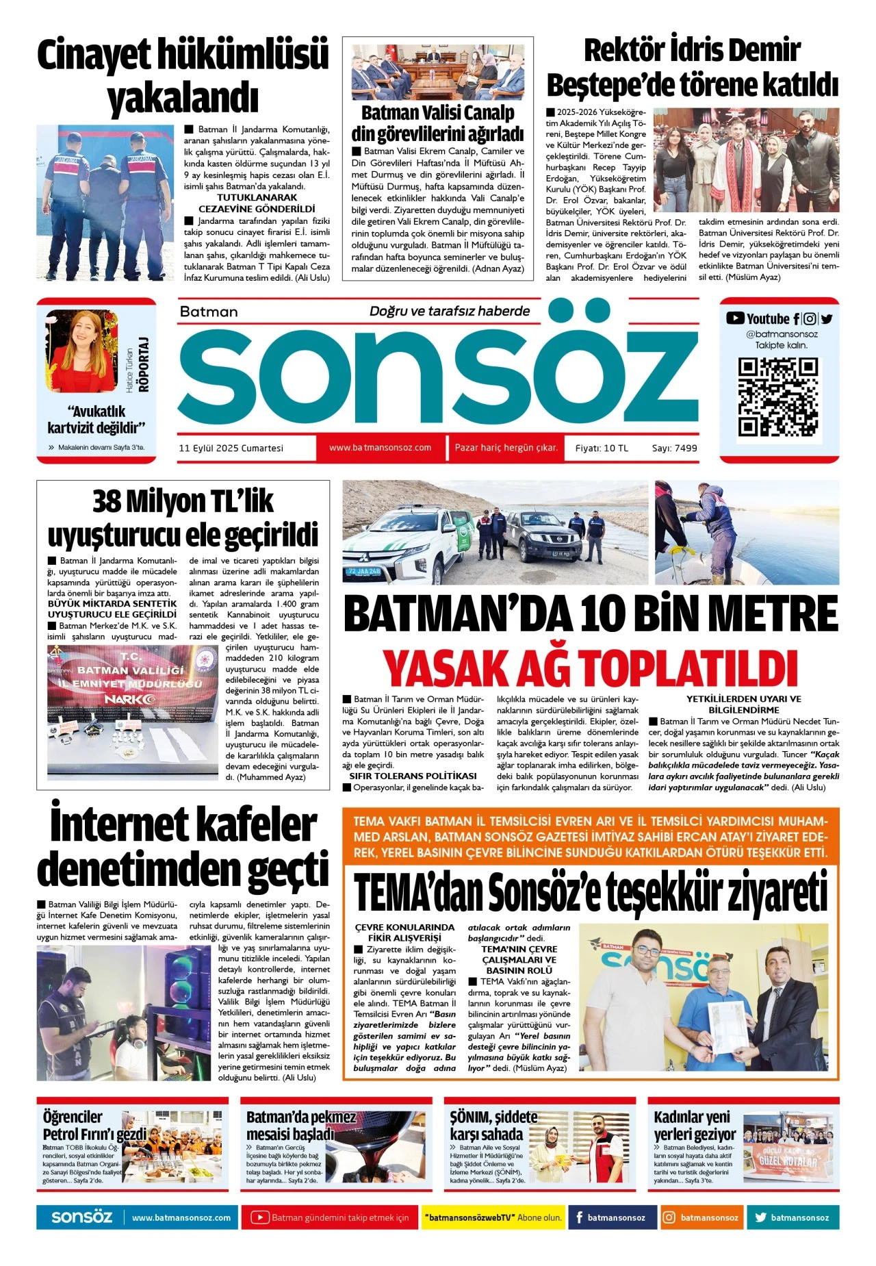 11 Ekim 2025 e-gazete