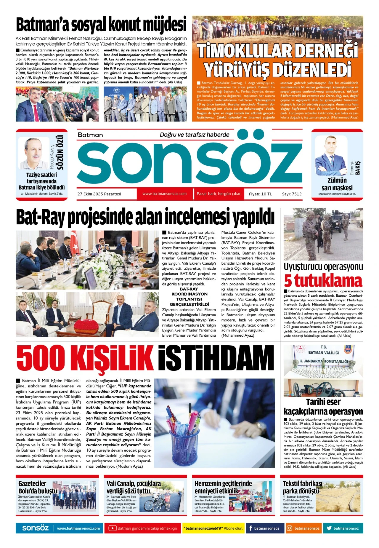 27 Ekim 2025 e-gazete