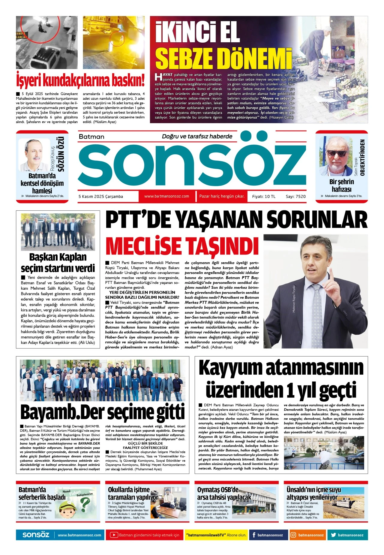 5 Kasım 2025 e-gazete