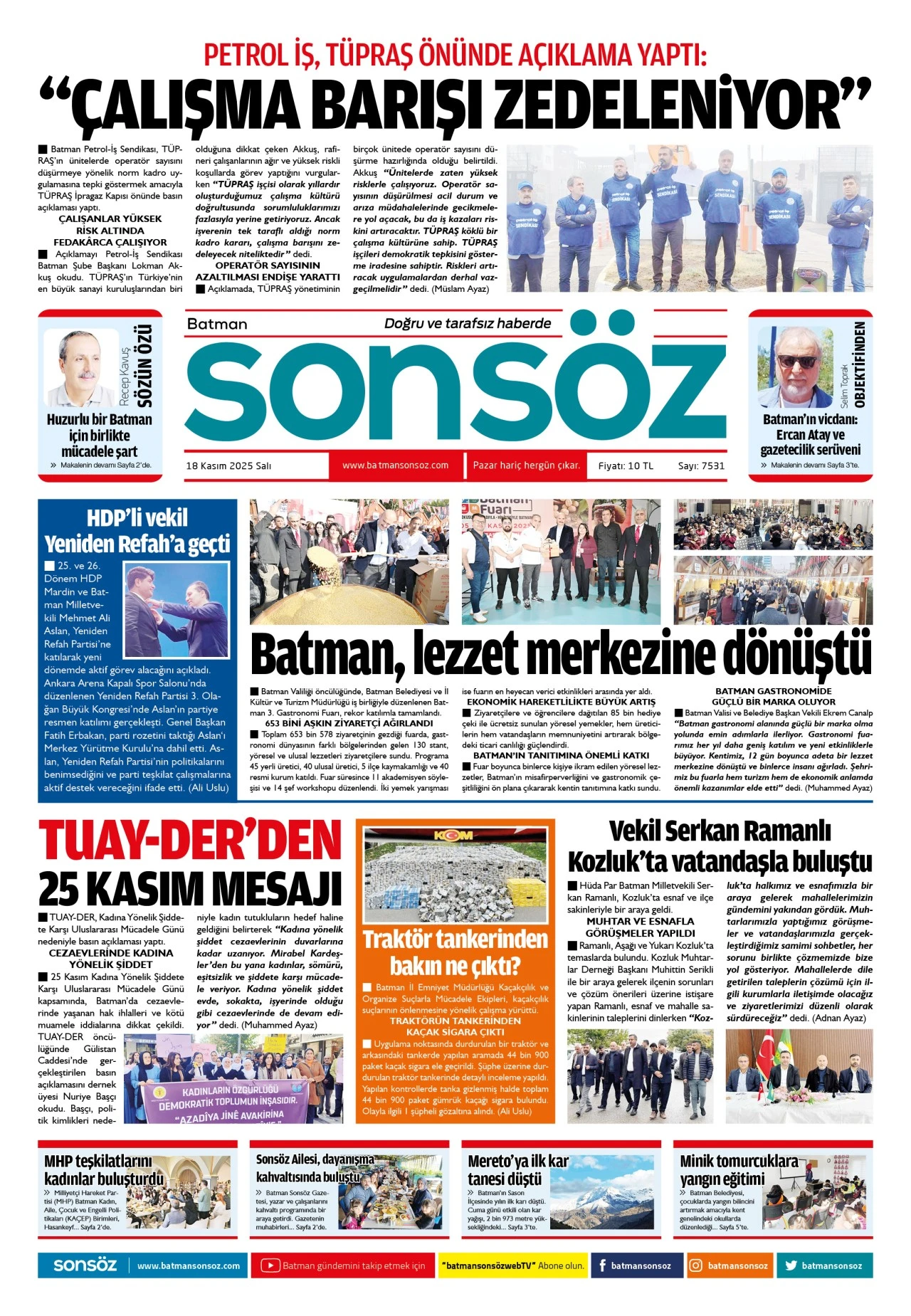 18 Kasım 2025 e-gazete