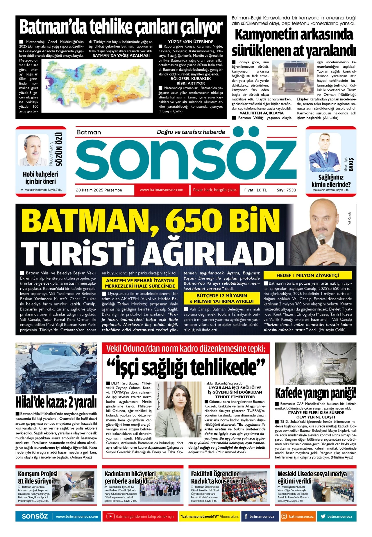 20 Kasım 2025 e-gazete