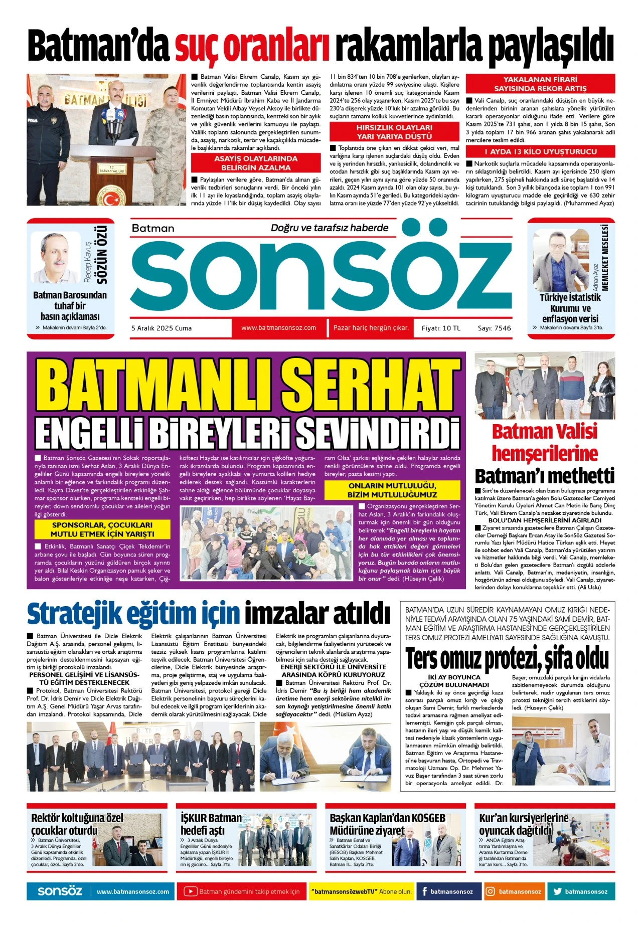 5 Aralık 2025 e-gazete