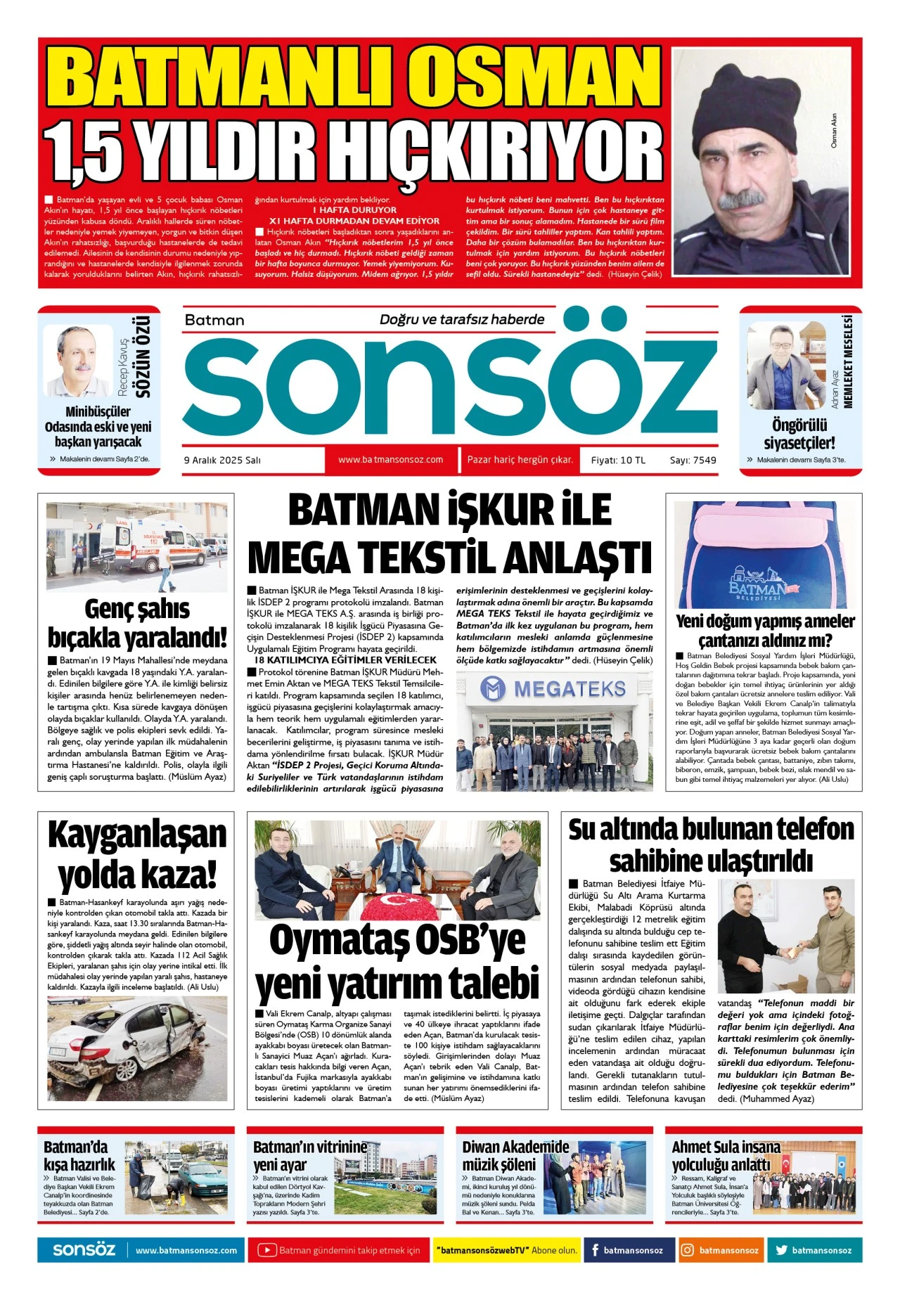 10 Aralık 2025 e-gazete 