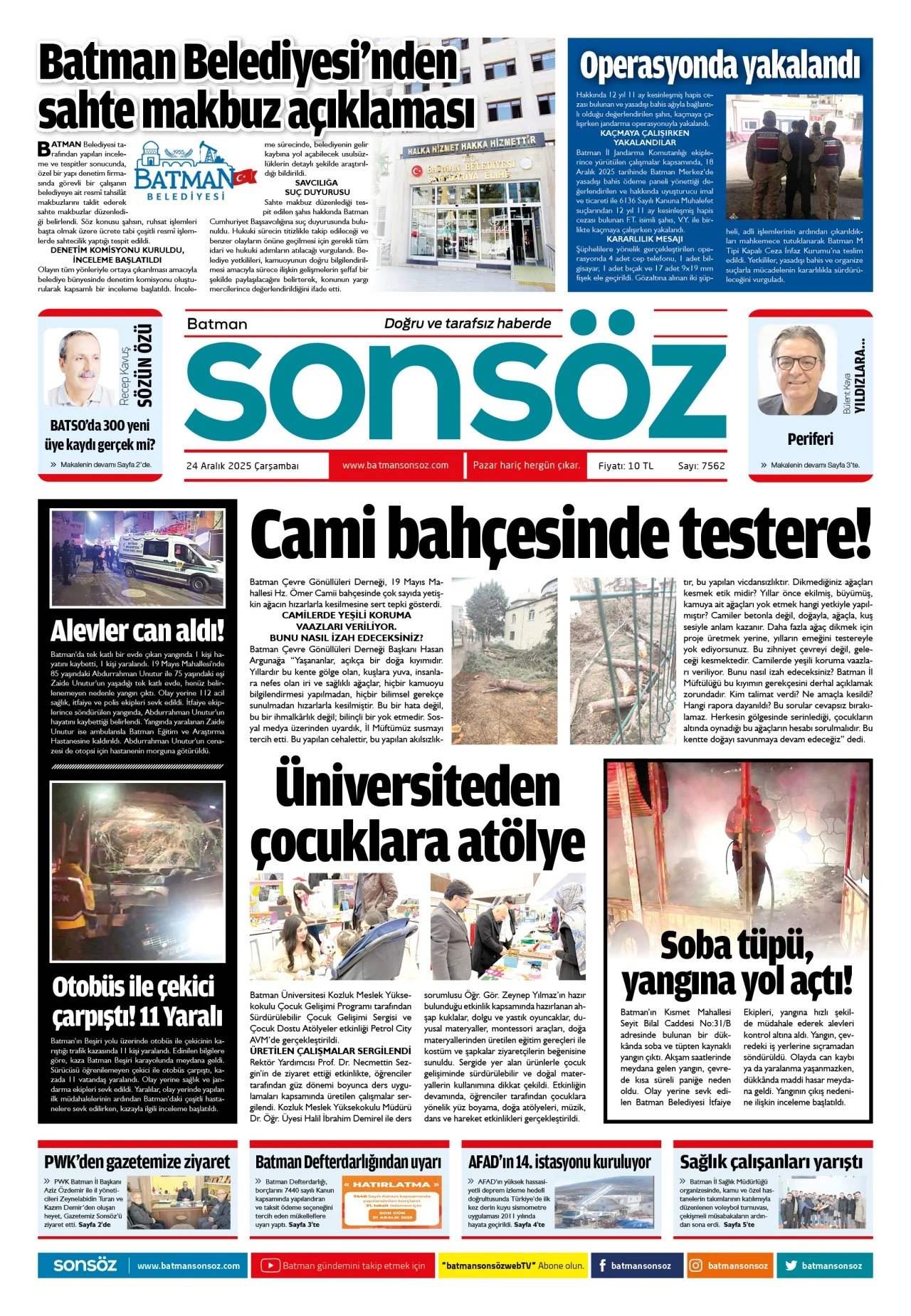24 Aralık 2025 e-gazete