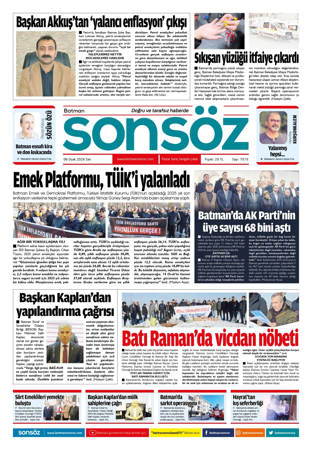 6 Ocak 2025 e-gazete