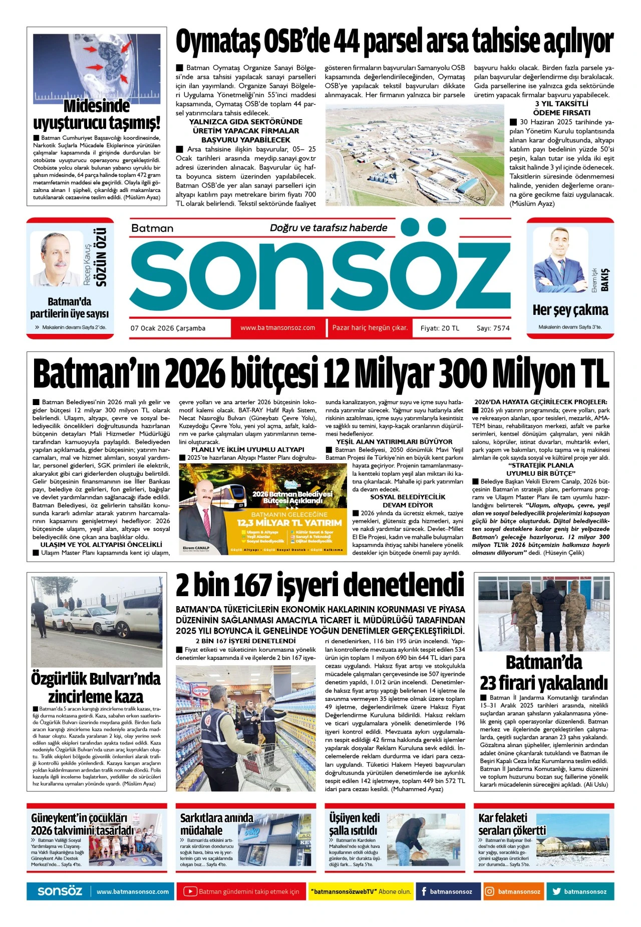 7 Ocak 2025 e-gazete
