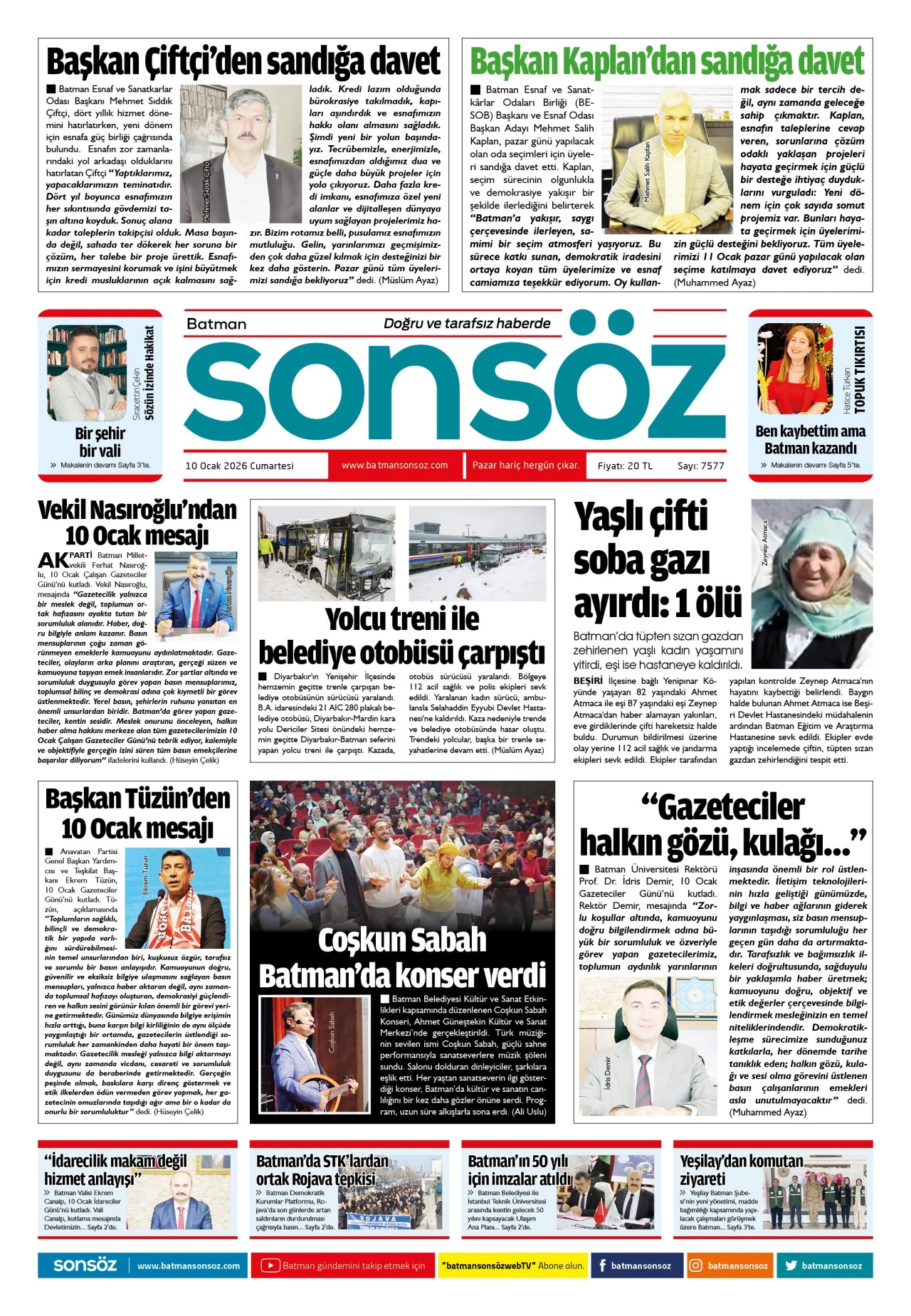 10 Ocak 2026 e-gazete