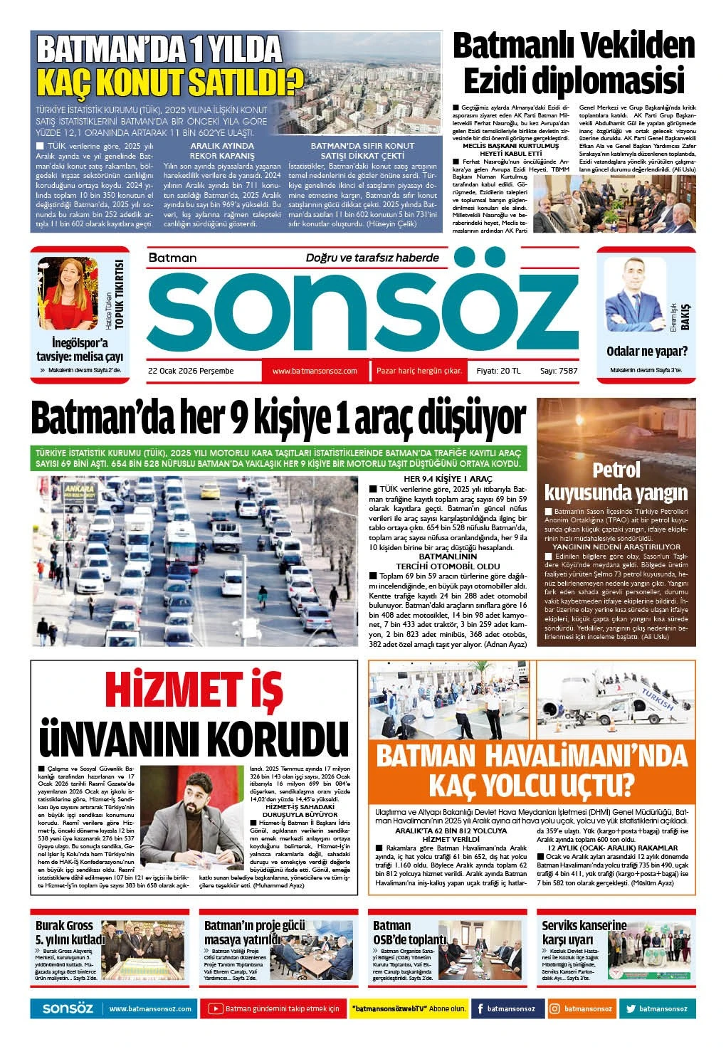 22 Ocak 2026 e-gazete