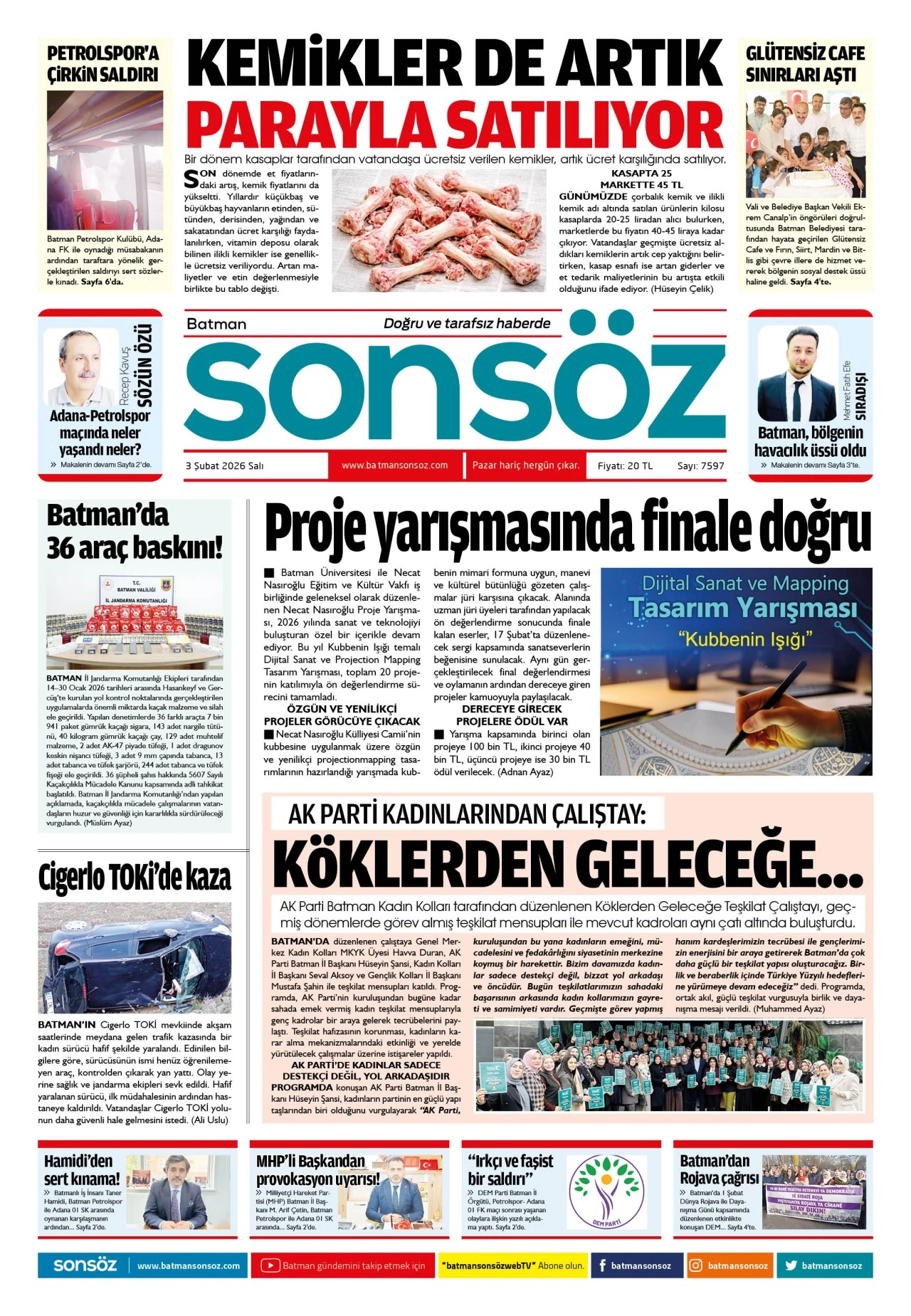 3 Şubat 2026 e-gazete