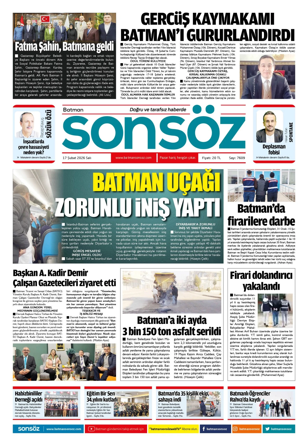 17 Şubat 2026 e-gazete