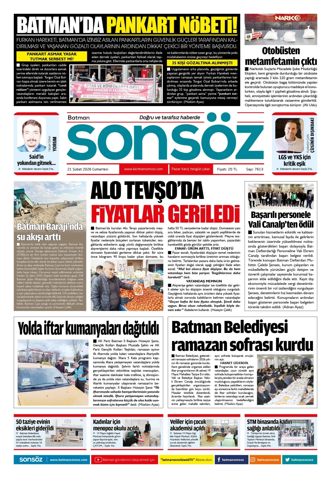 21 Şubat 2026 e-gazete