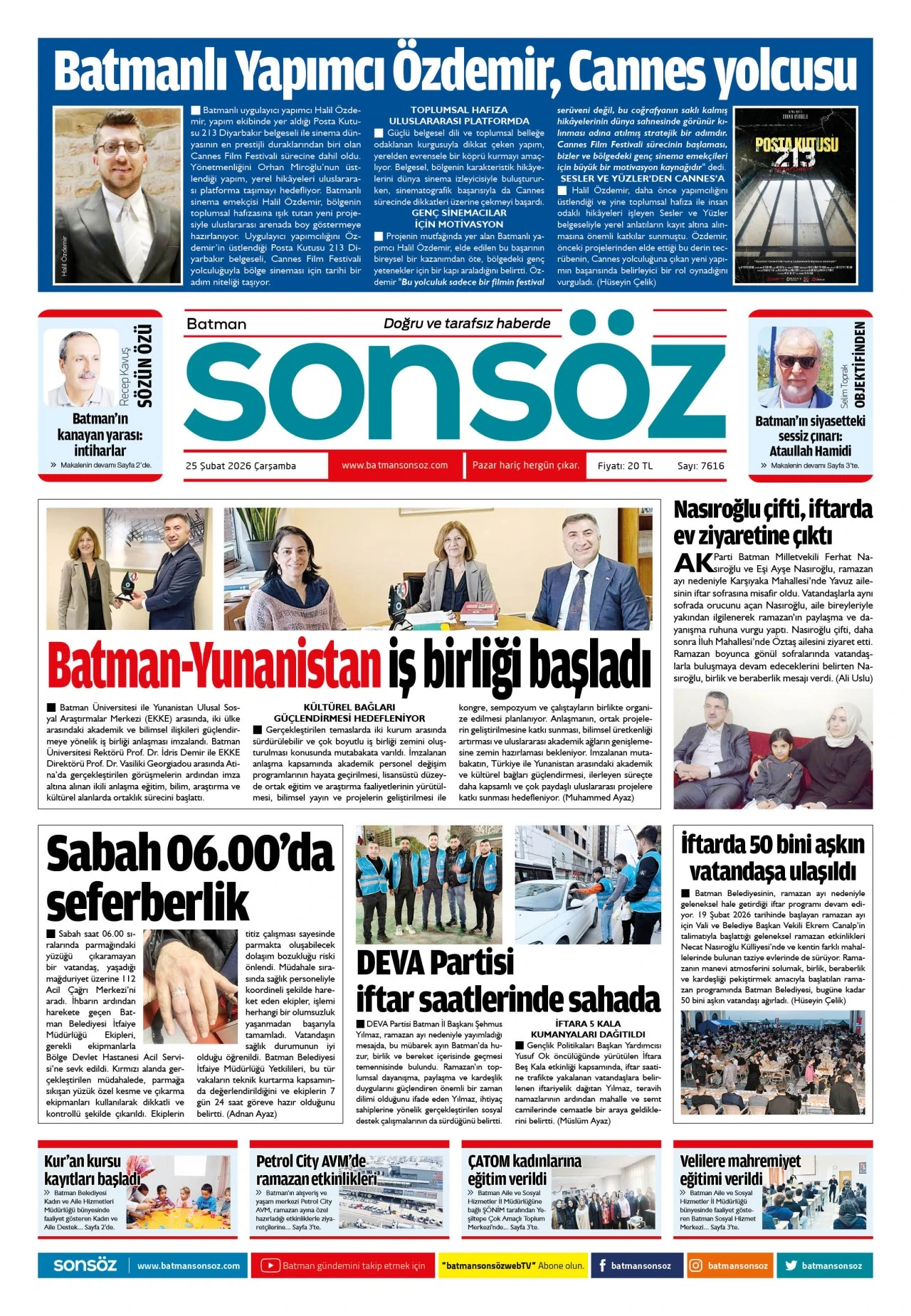 26 Şubat 2026 e-gazete