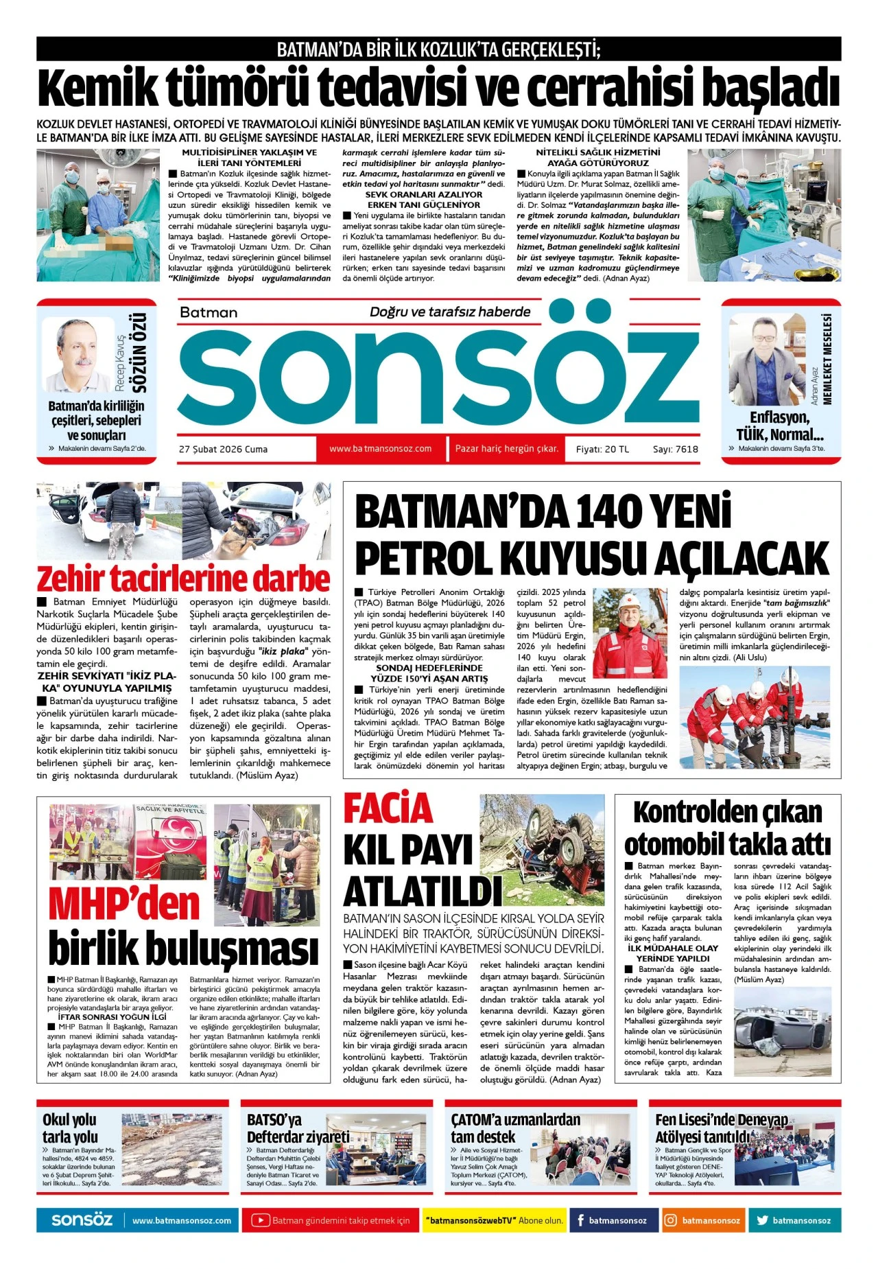 27 Şubat 2026 e-gazete