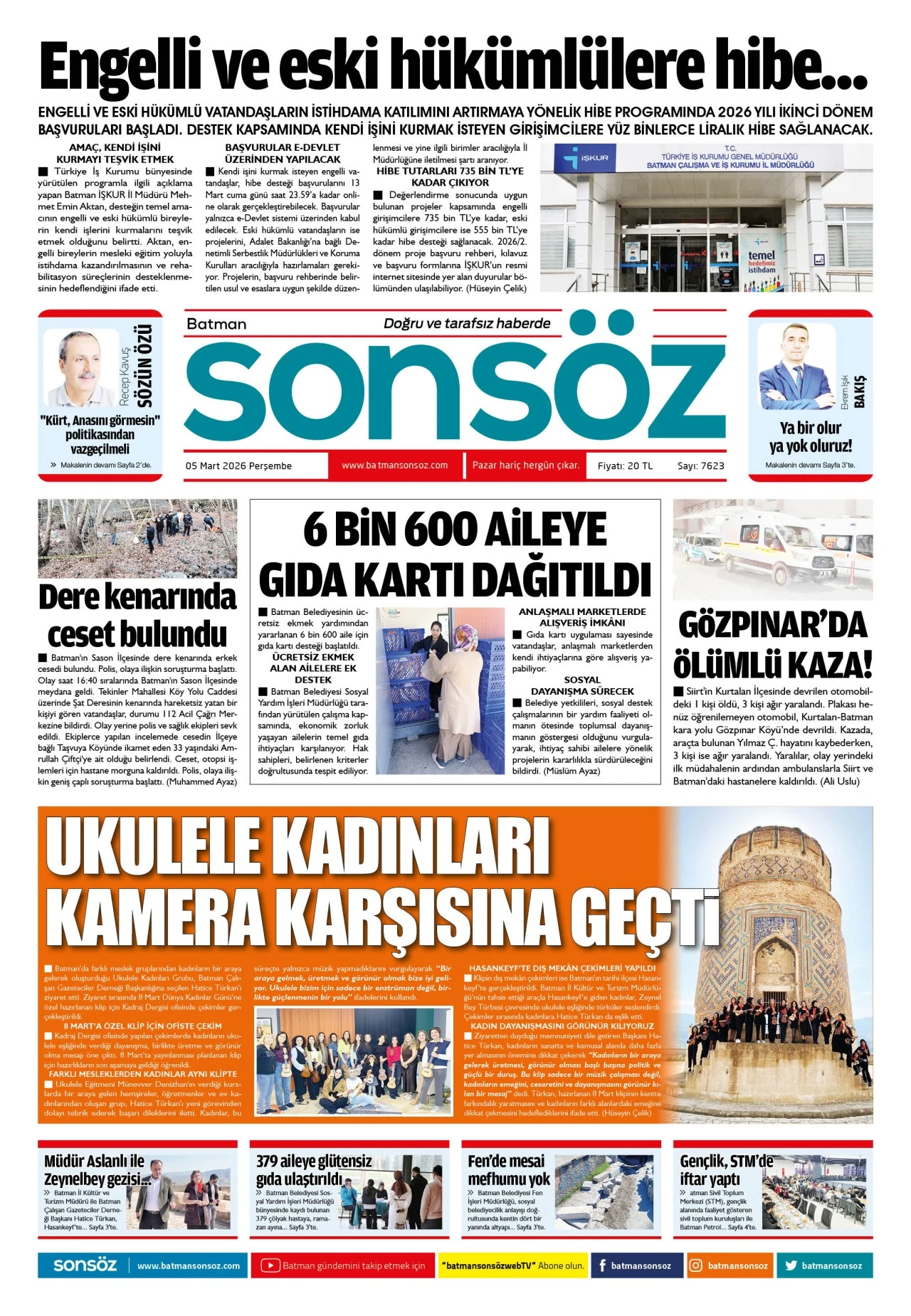 5 Mart 2026 e-gazete