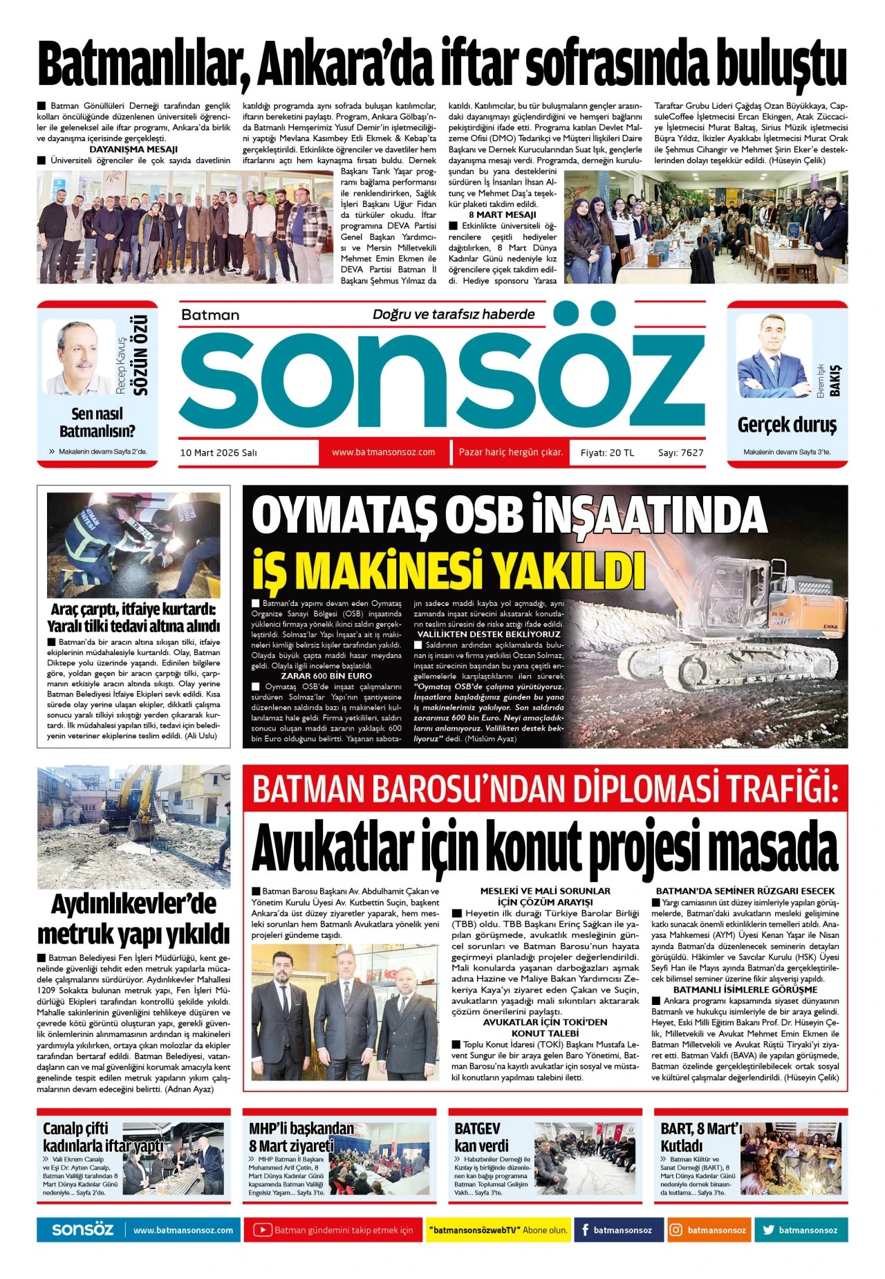 10 Mart 2026 e-gazete