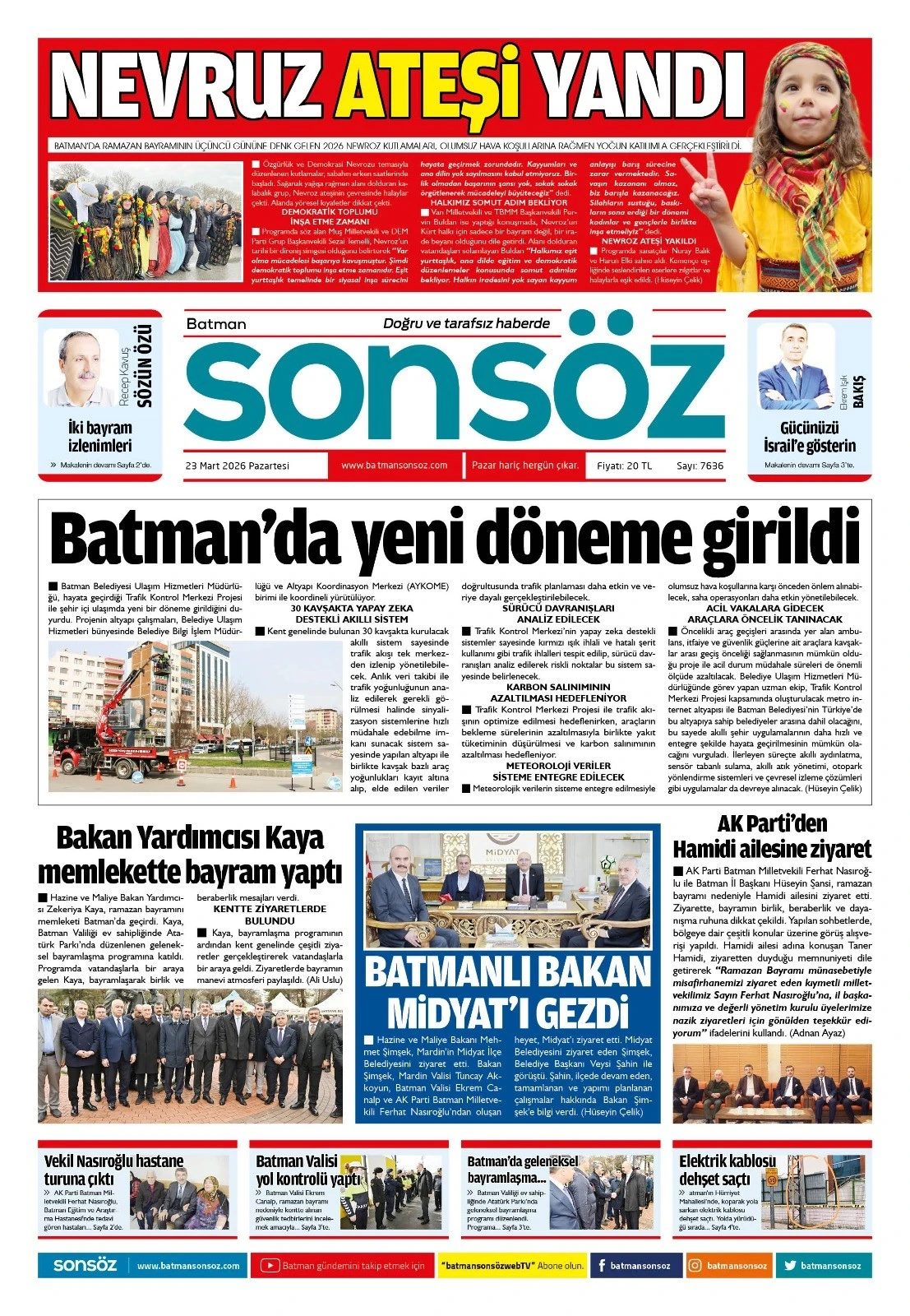 23 Mart 2026 e-gazete