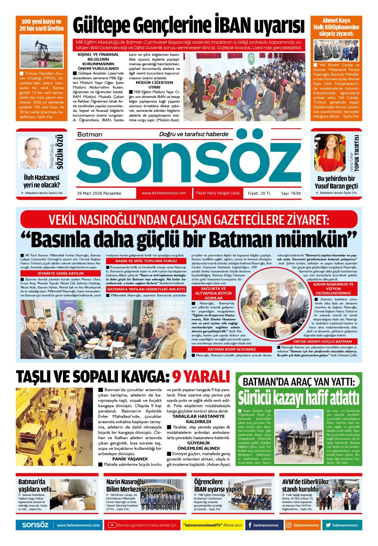 26 Mart 2026 e-gazete