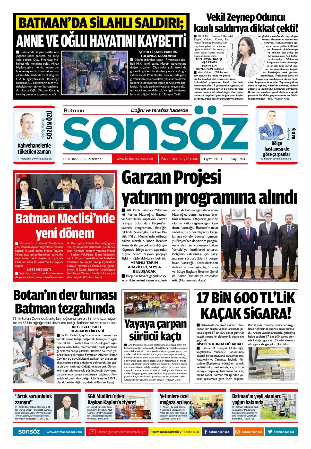 2 Nisan 2026 e-gazete