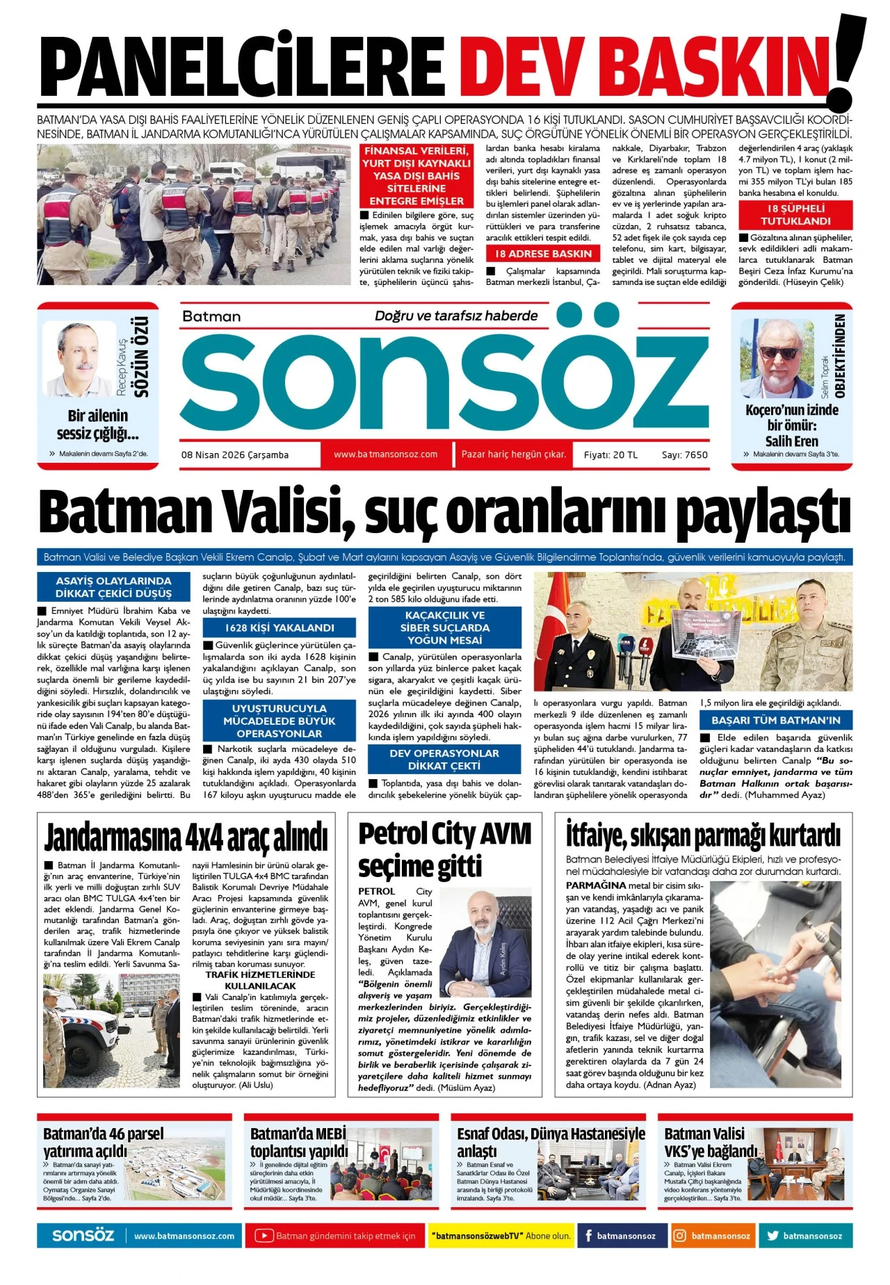 8 Nisan 2026 e-gazete