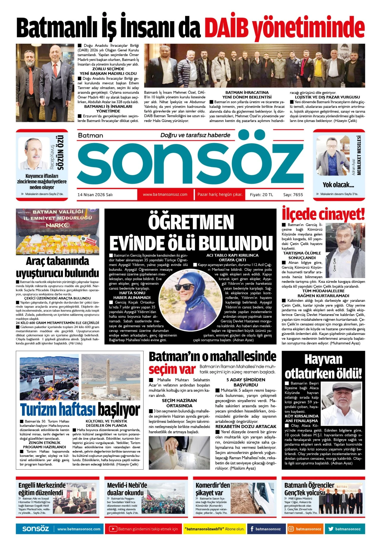 14 Nisan 2026 e-gazete