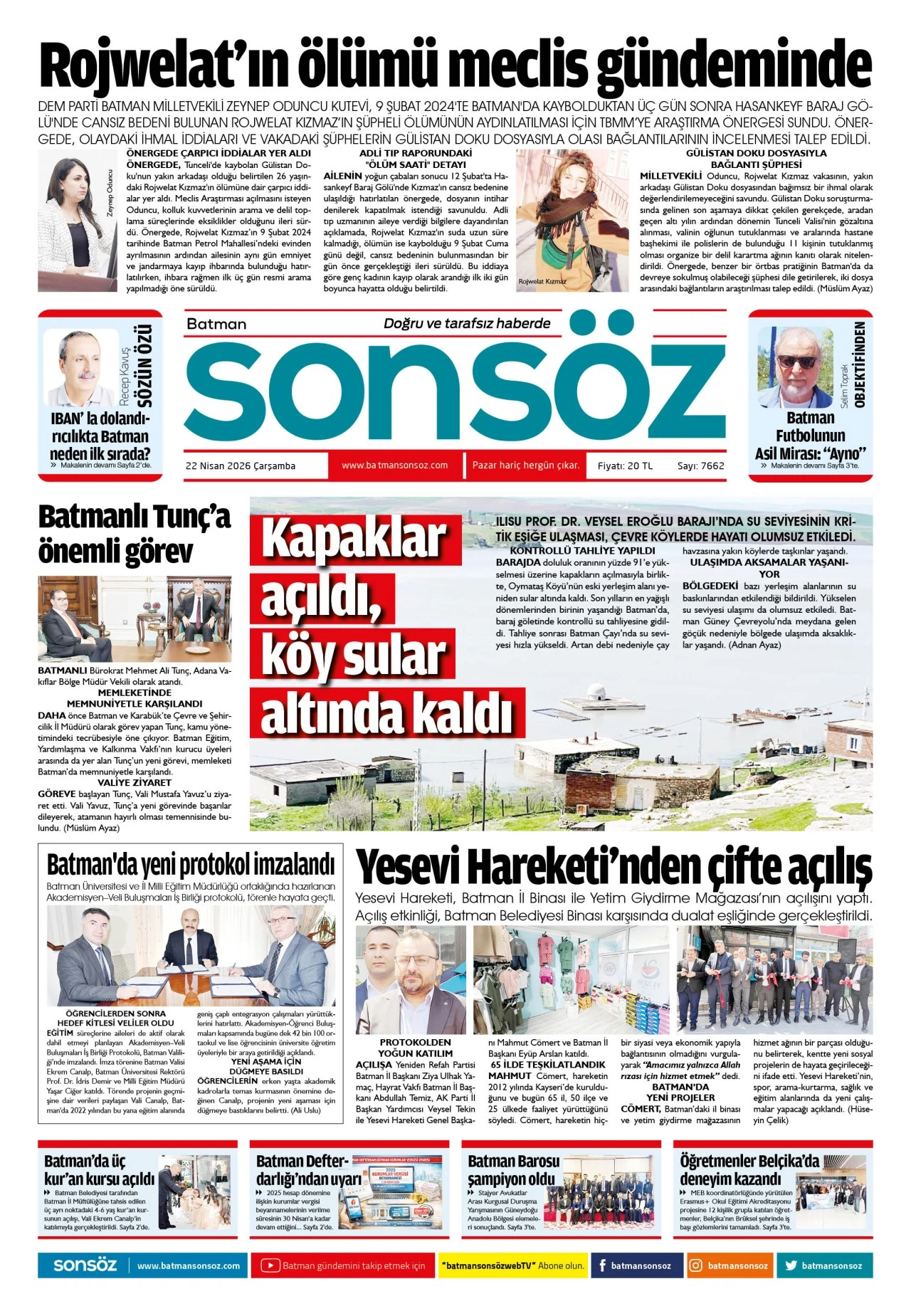 22 Nisan 2026 e-gazete
