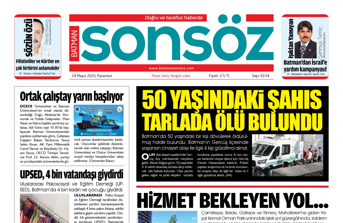 24 MAYIS 2021 E-GAZETE