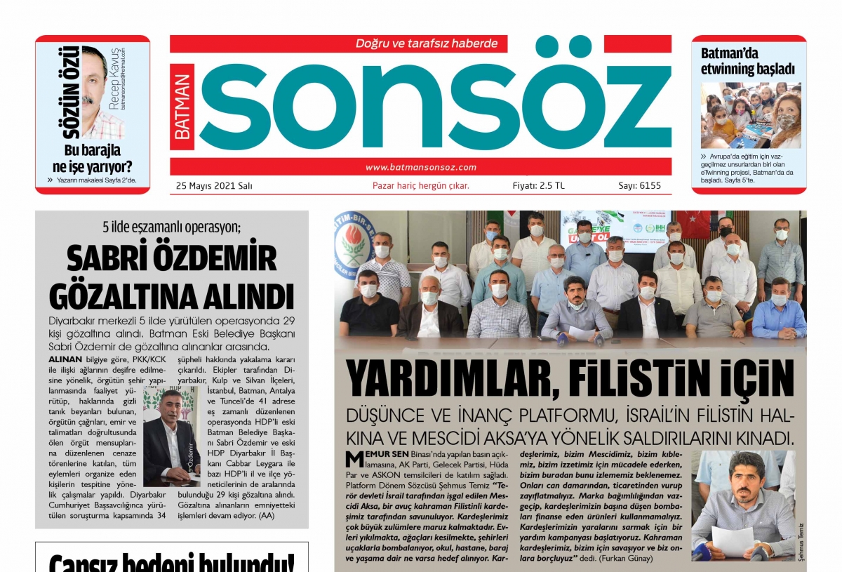 25 MAYIS 2021 E-GAZETE