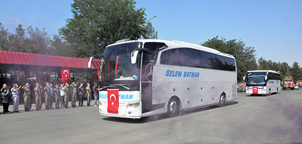 BATMAN’DAN JANDARMA KOMANDOLAR, SURİYE’YE GÖNDERİLDİ