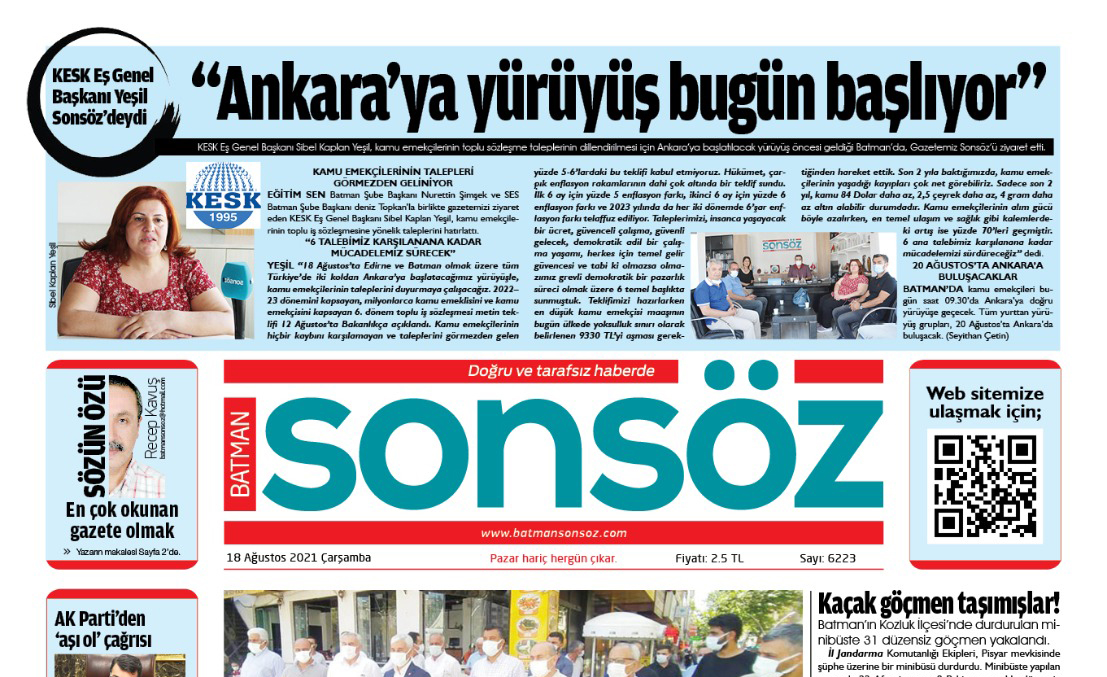 18 AĞUSTOS 2021 E-GAZETE