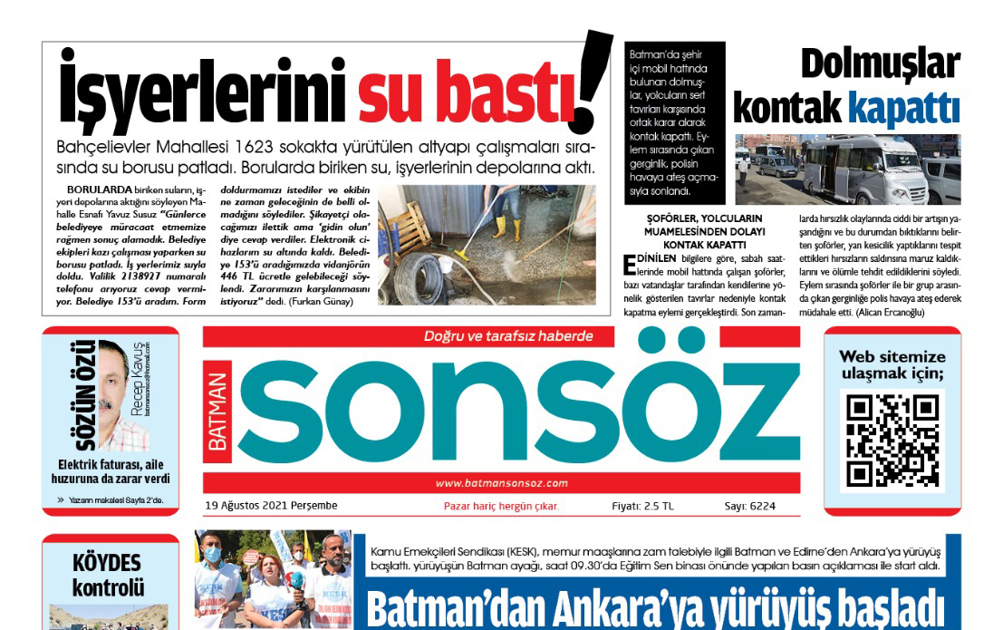 19 AĞUSTOS 2021 E-GAZETE