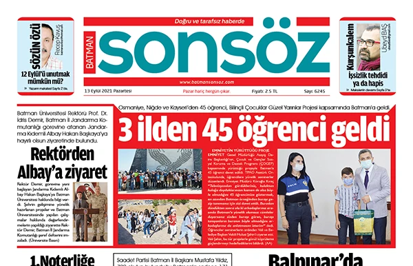 13 EYL&Uuml;L 2021 E-GAZETE