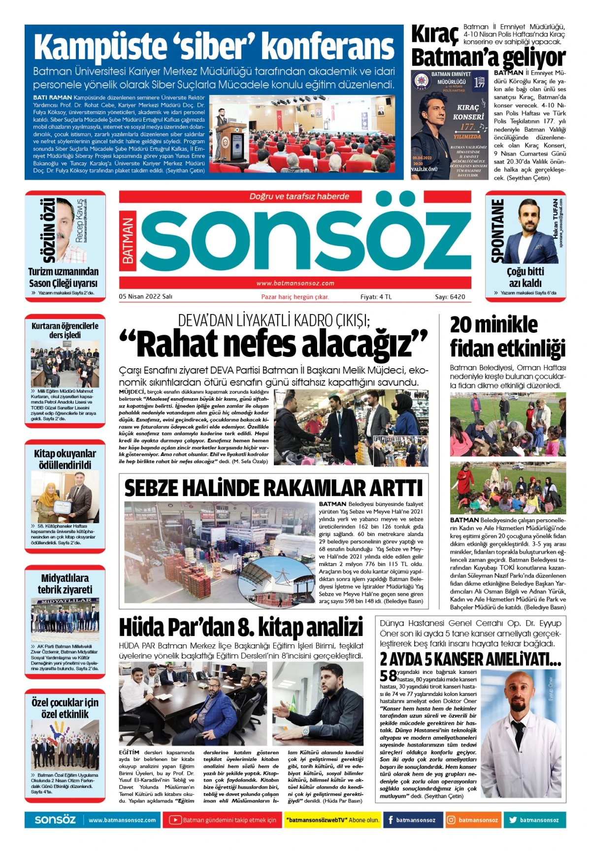 05 Nisan 2022 E-gazete