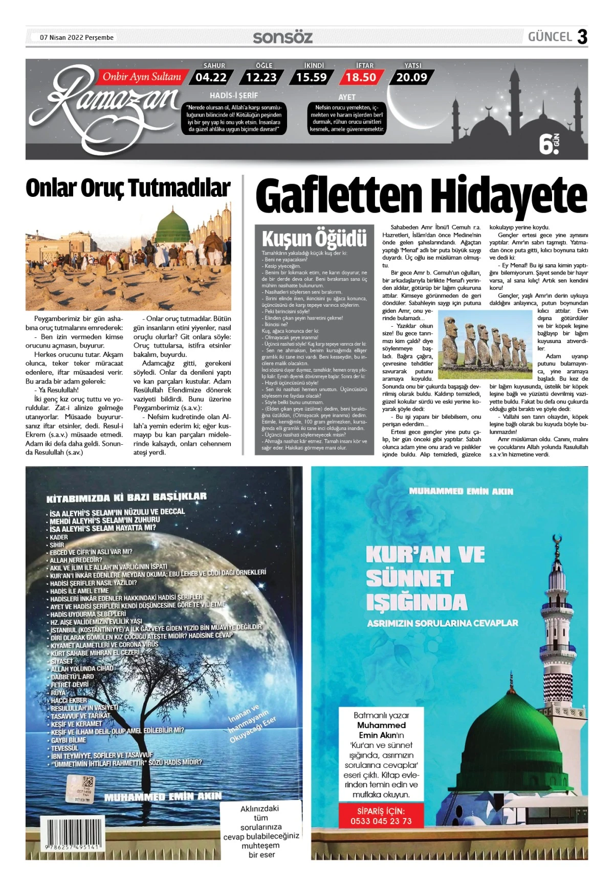 07 Nisan 2022 E-gazete